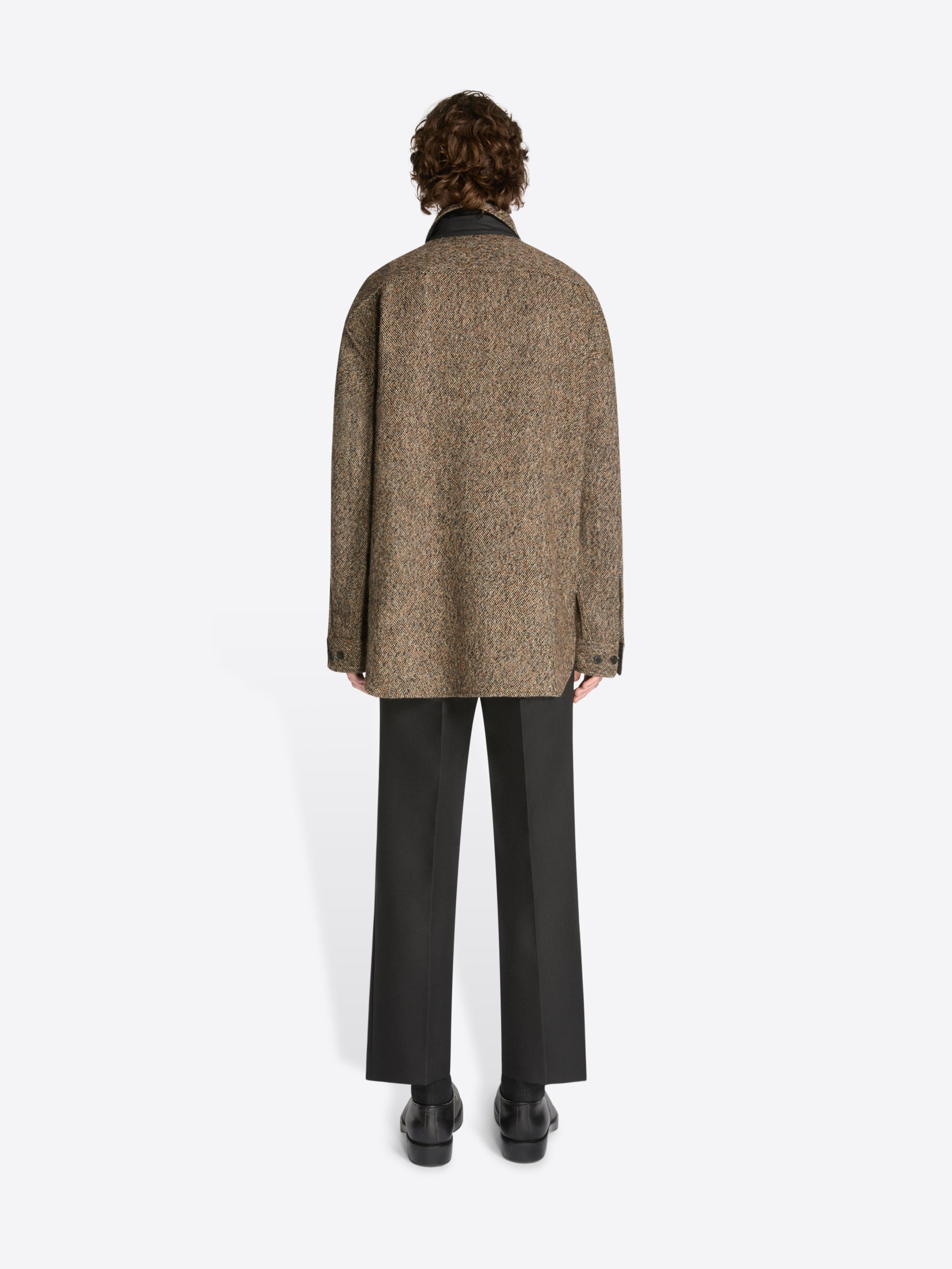 TWEED ZIPPED SHIRT - 4