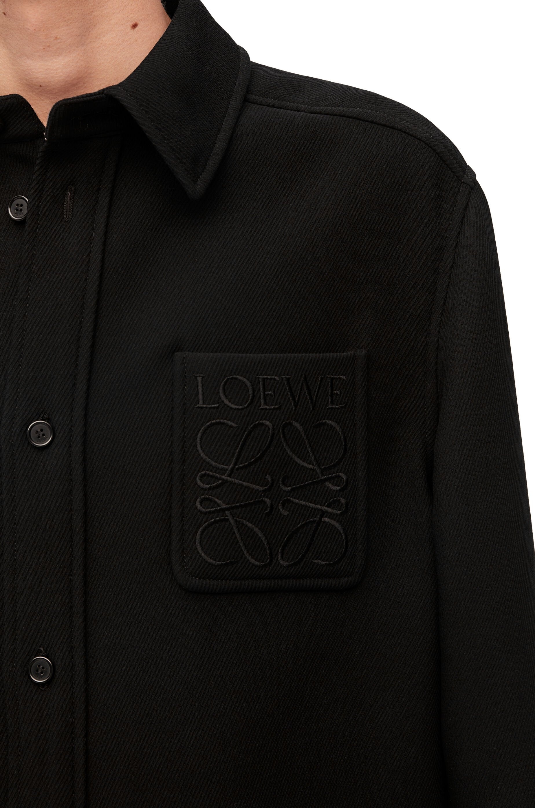 Overshirt in wool - 5