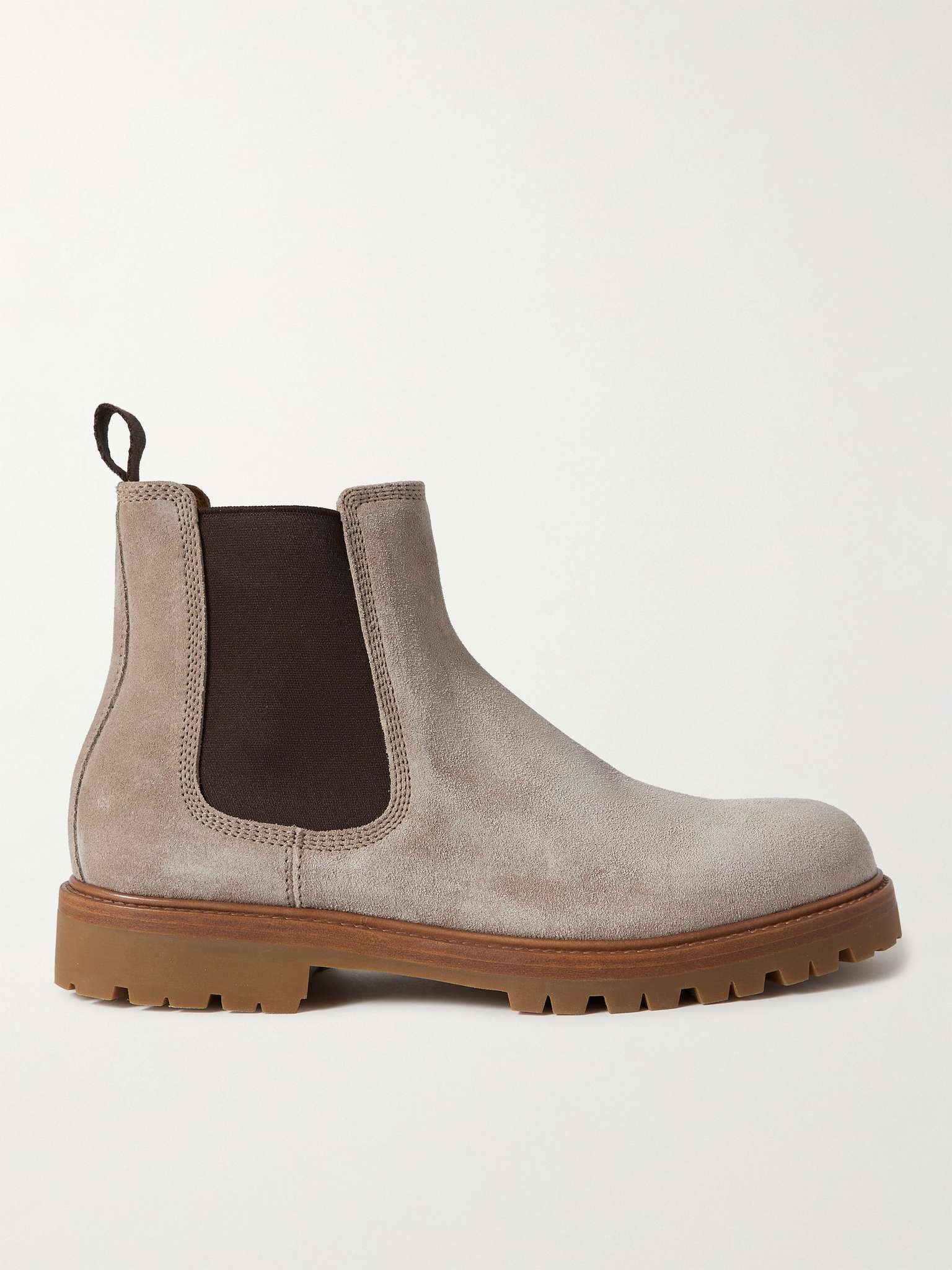 Brunello Cucinelli Suede Chelsea Boots | REVERSIBLE