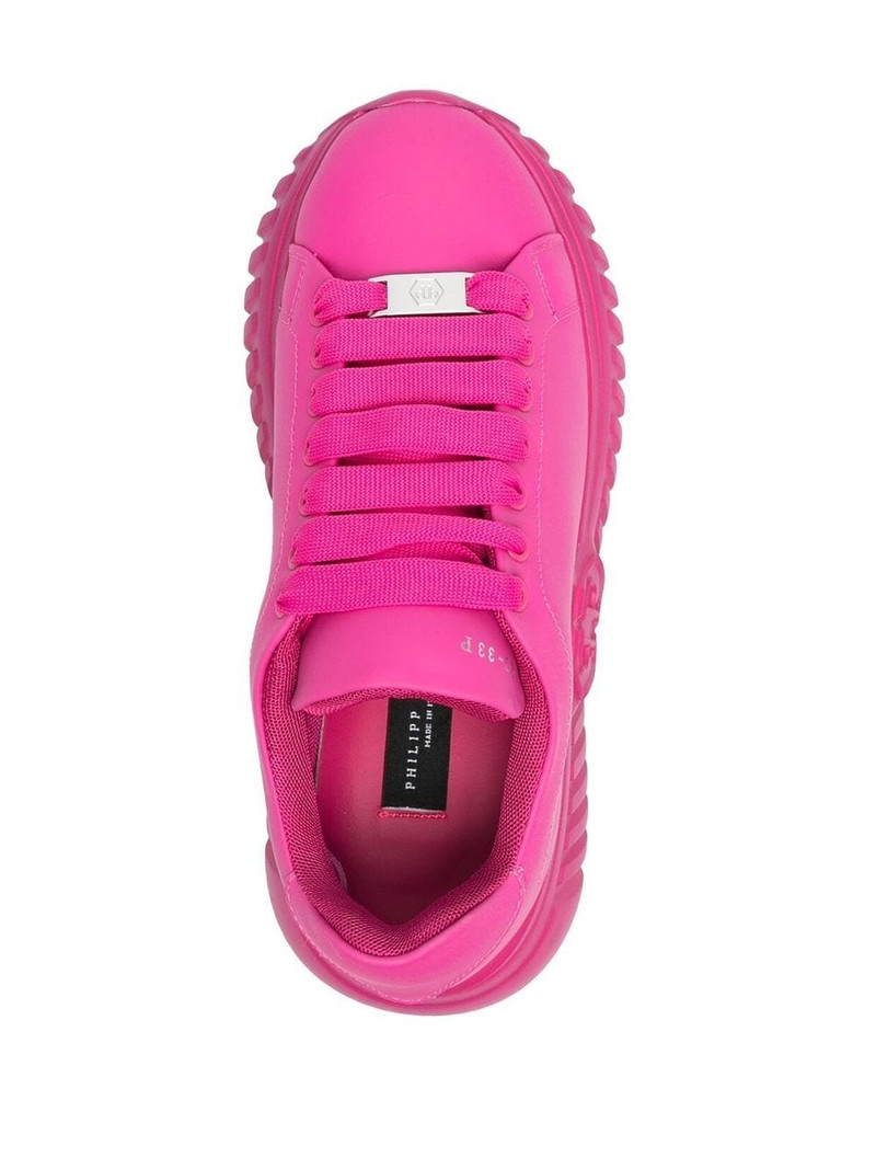 low-top lace-up sneakers 4