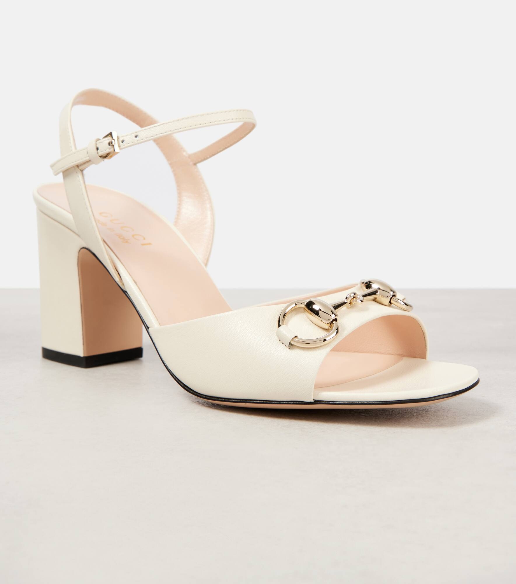 Horsebit leather sandals - 5