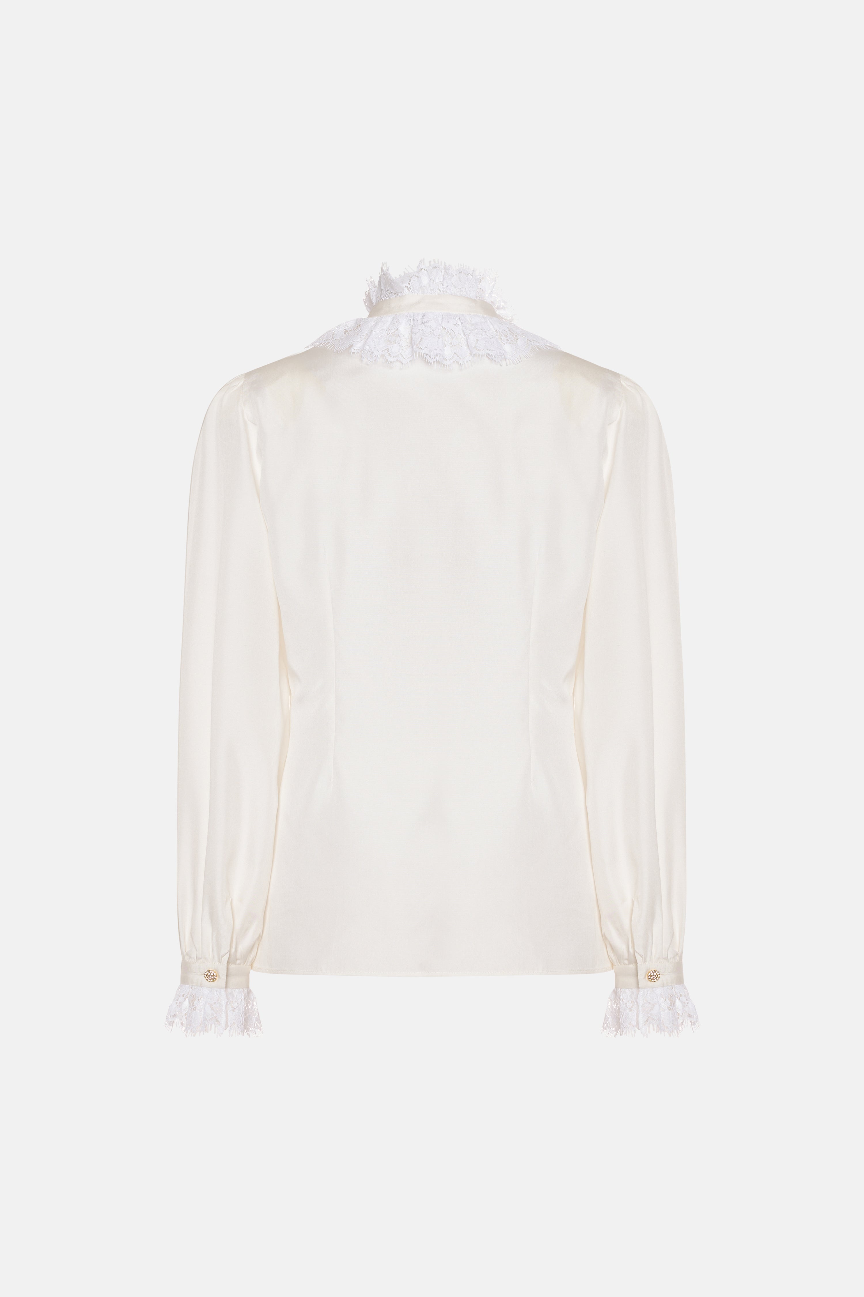 SILK POPLIN BLOUSE - 2