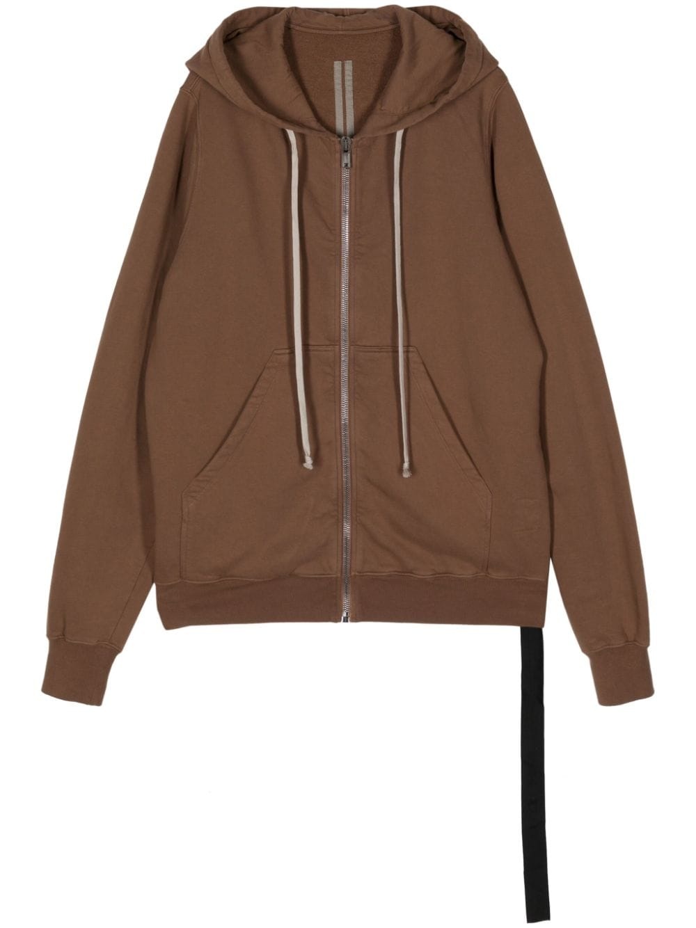 zip-up cotton hoodie - 1