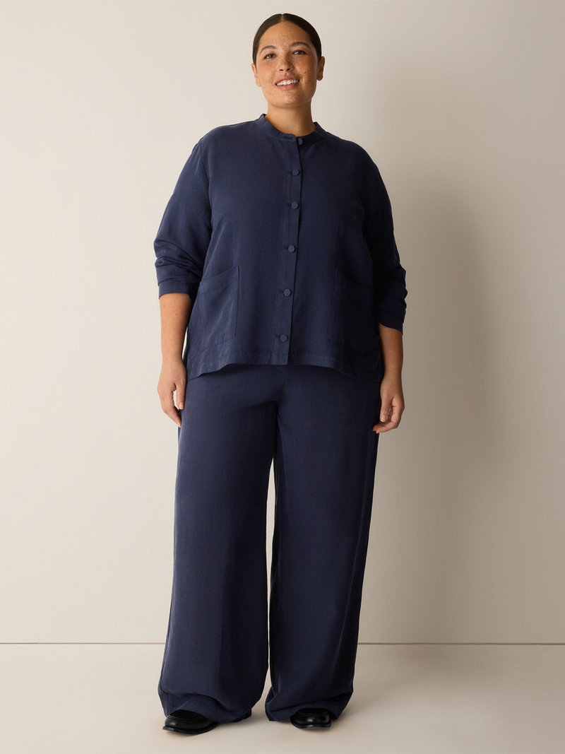 Linen Silk Twill Shirt Jacket 6