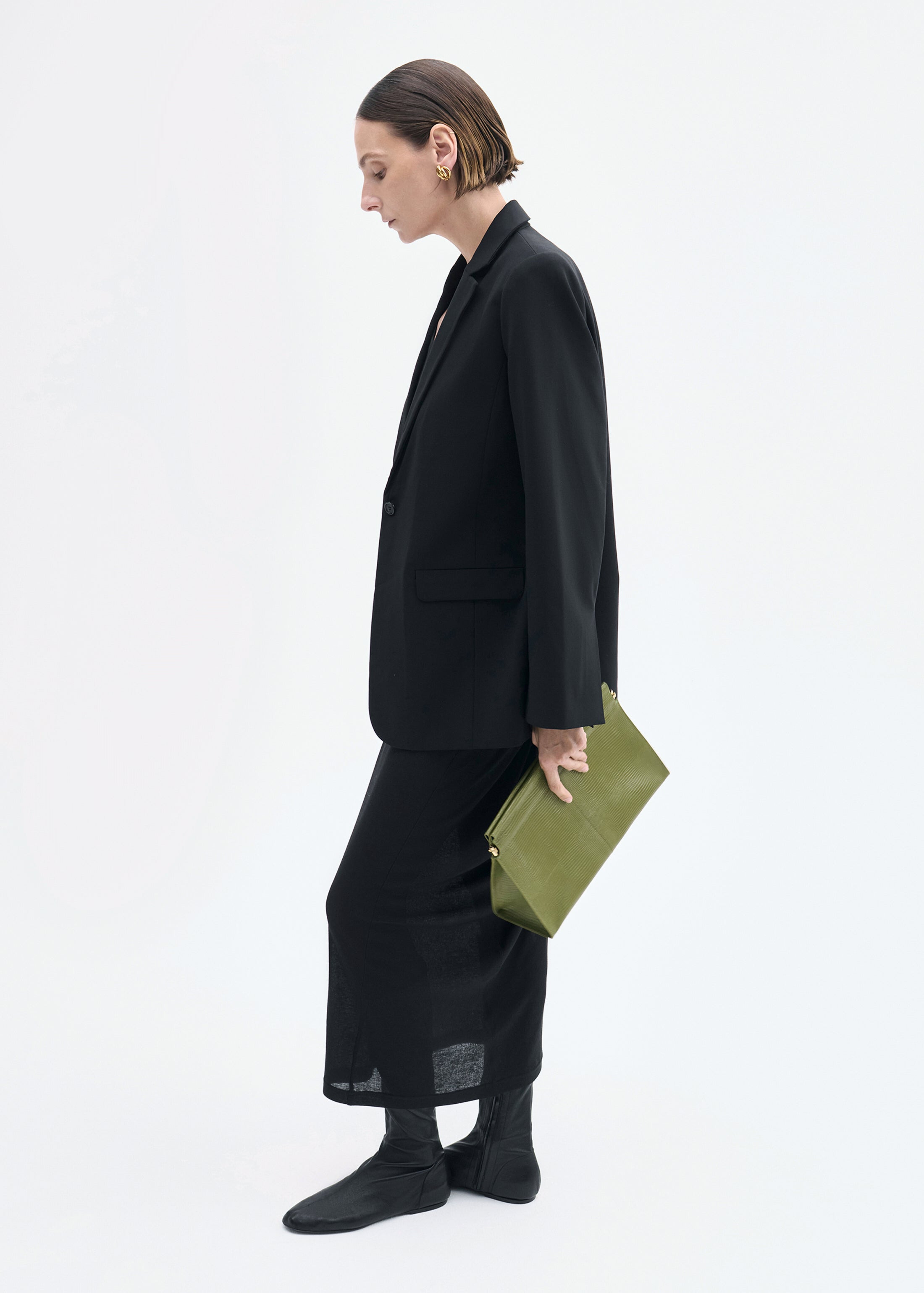 Pencil Skirt in Cotton Jersey - 3