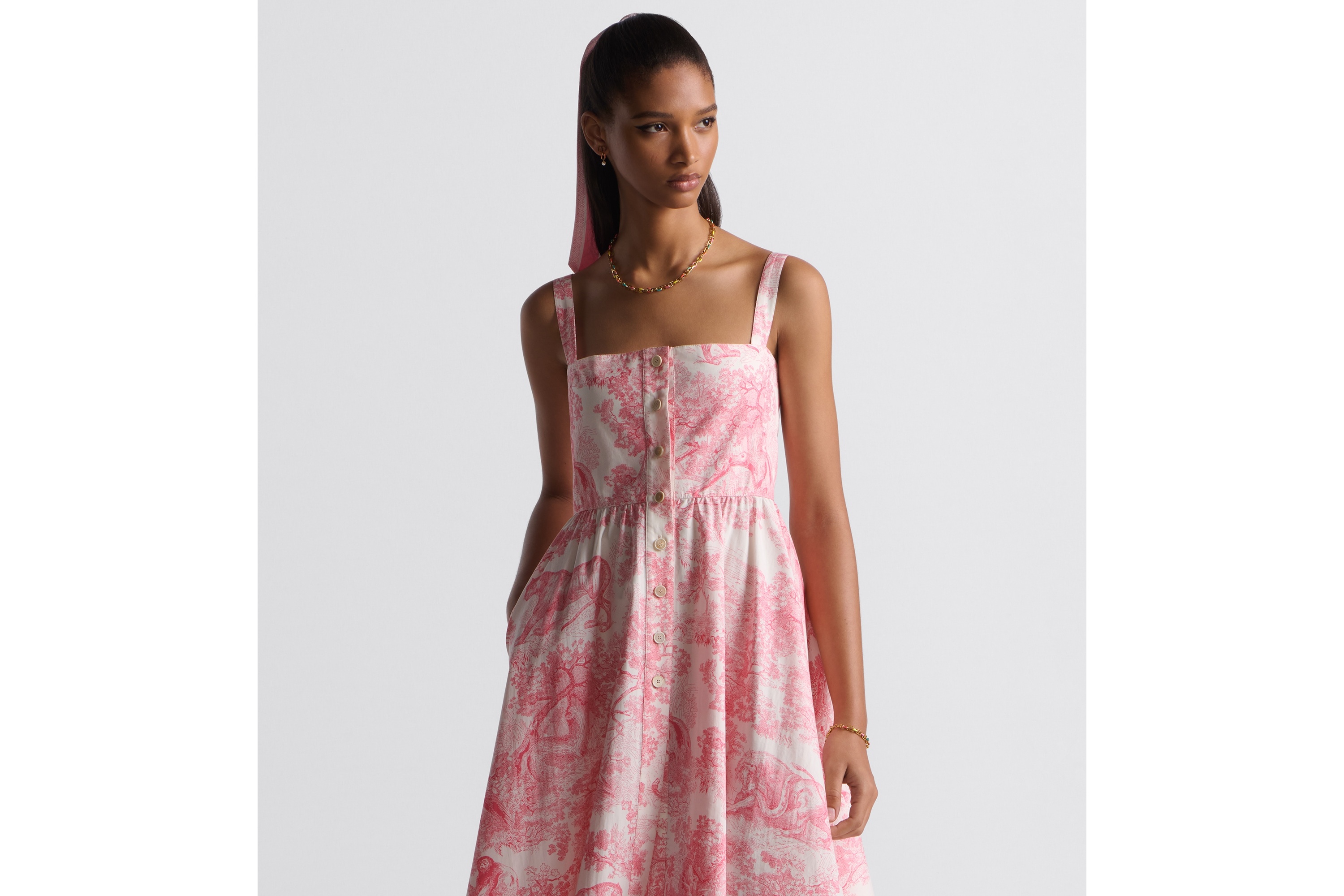 Dioriviera Flared Mid-Length Dress - 3