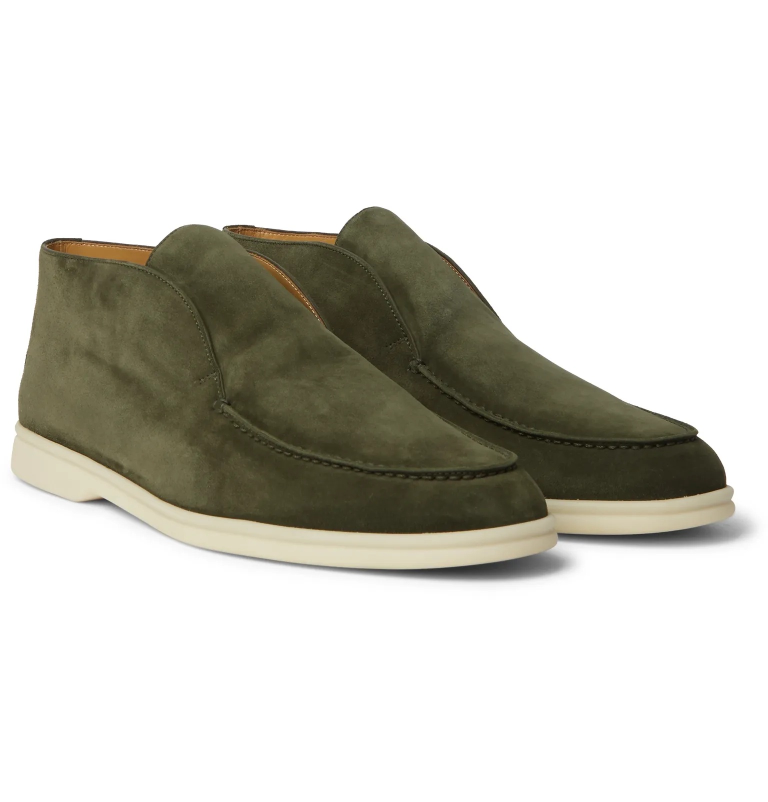 Open Walk Suede Boots - 24