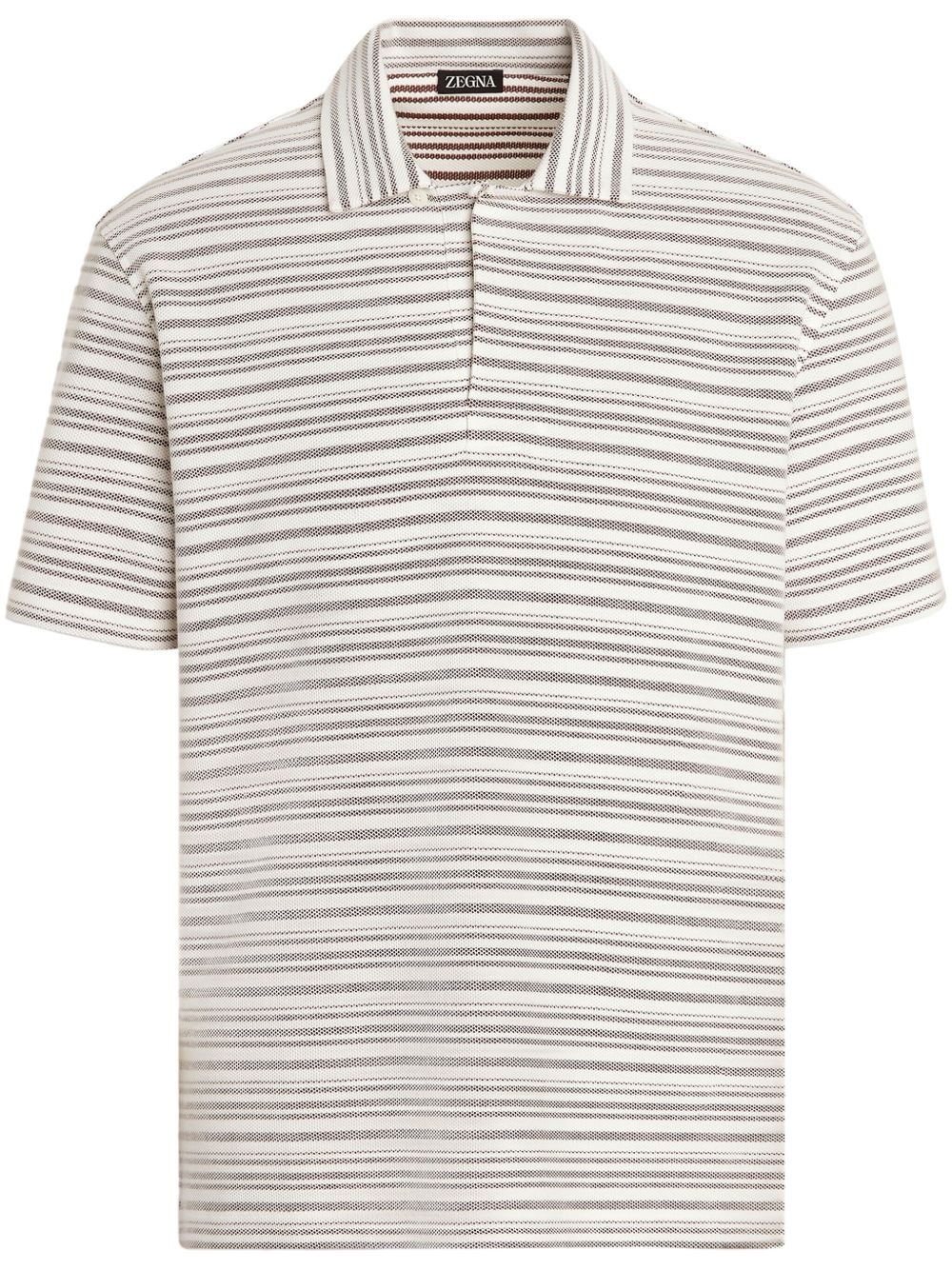 cotton polo shirt - 1