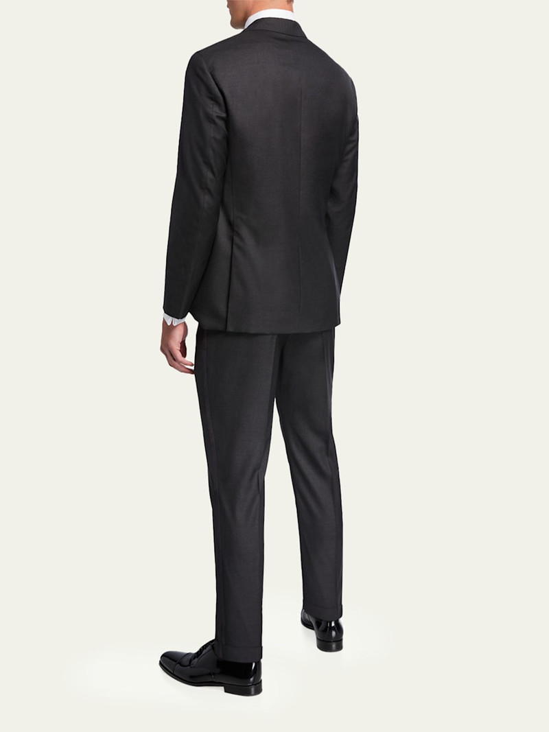 Brunello Cucinelli Men's Peak-Lapel Two-Piece Tuxedo Suit outlook