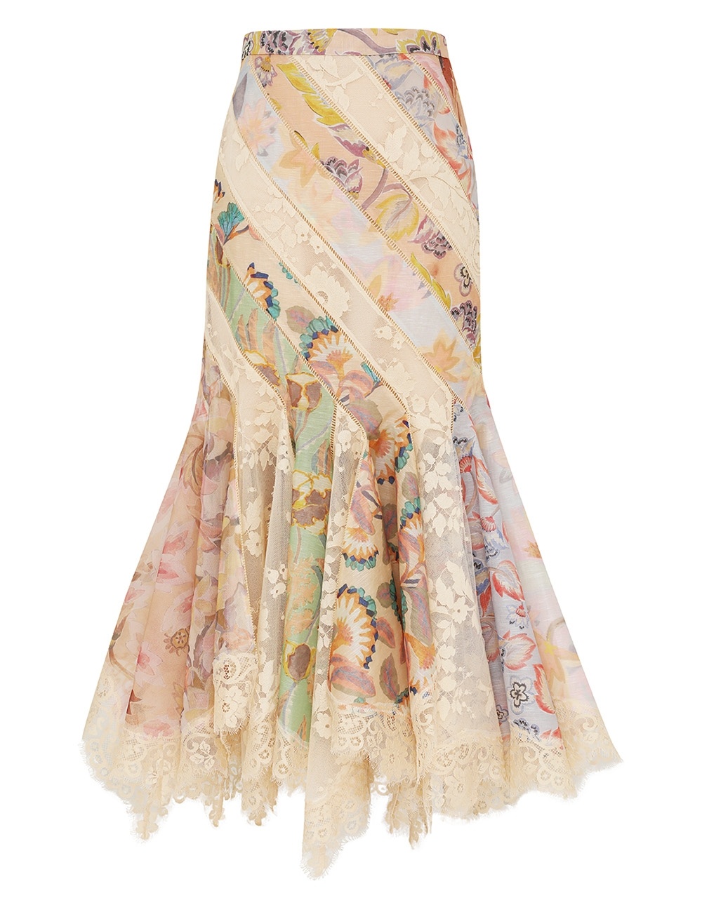 EDEN SPLICED MAXI SKIRT - 1