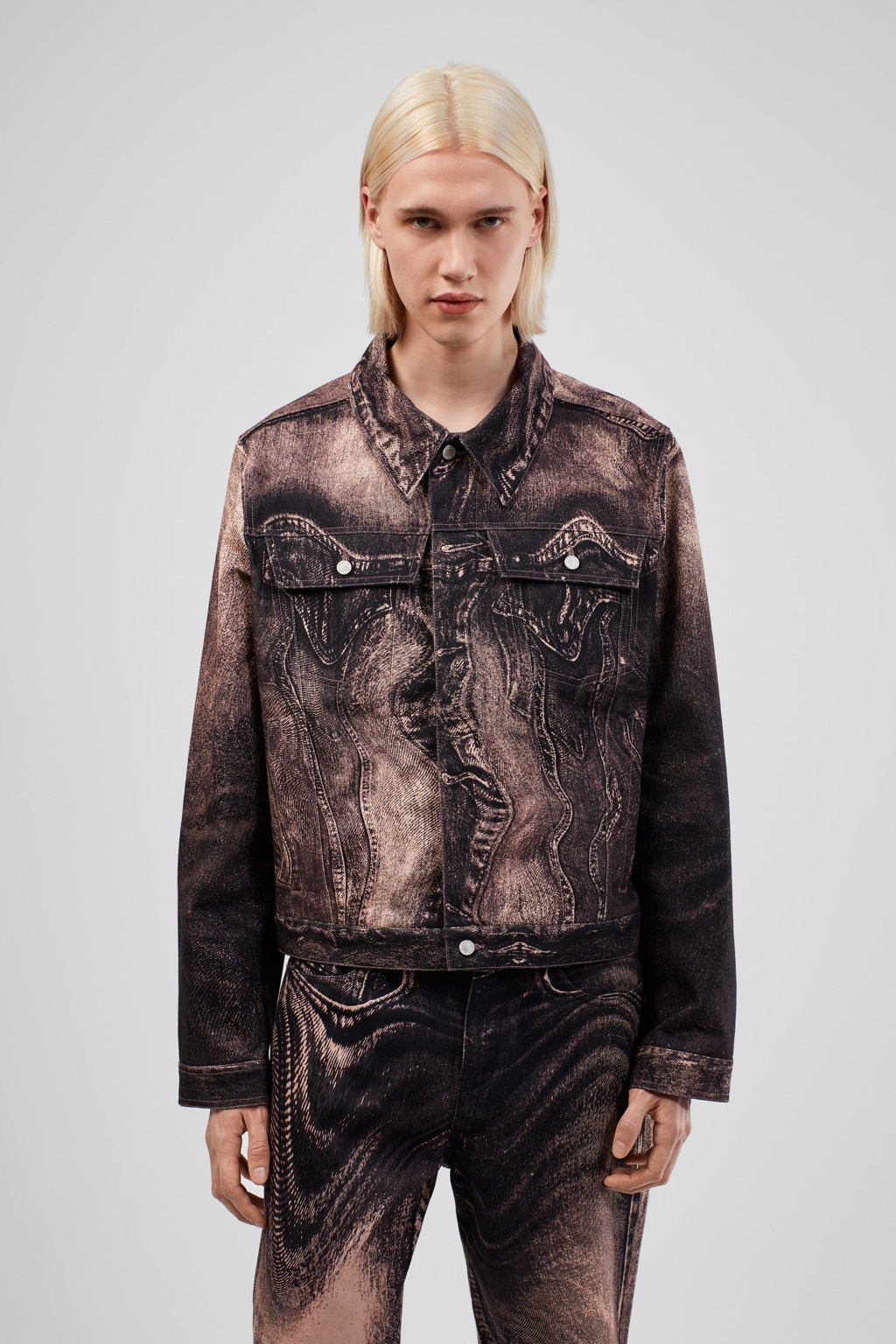 Dusty Pink Denim Jacket - 2
