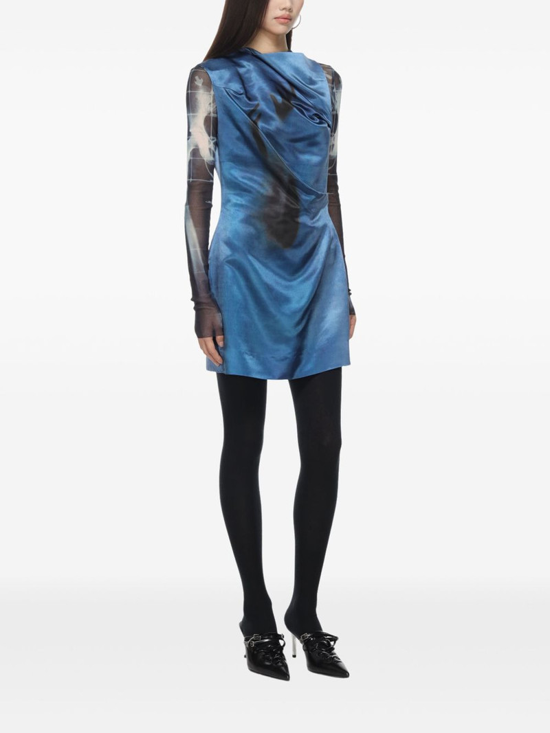 Hand-print mini dress 3