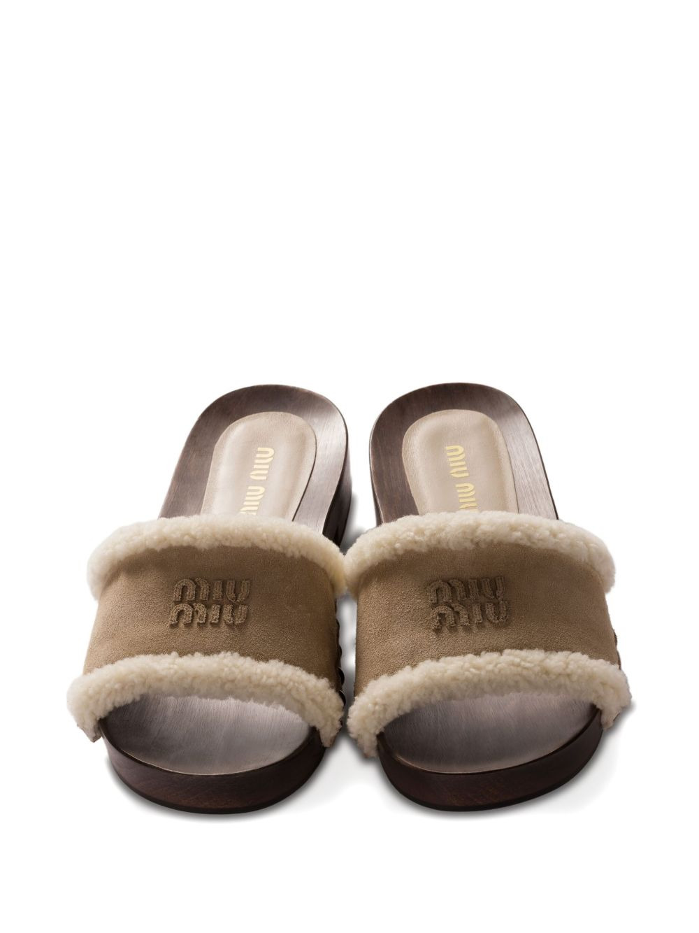 suede clog sandals - 5