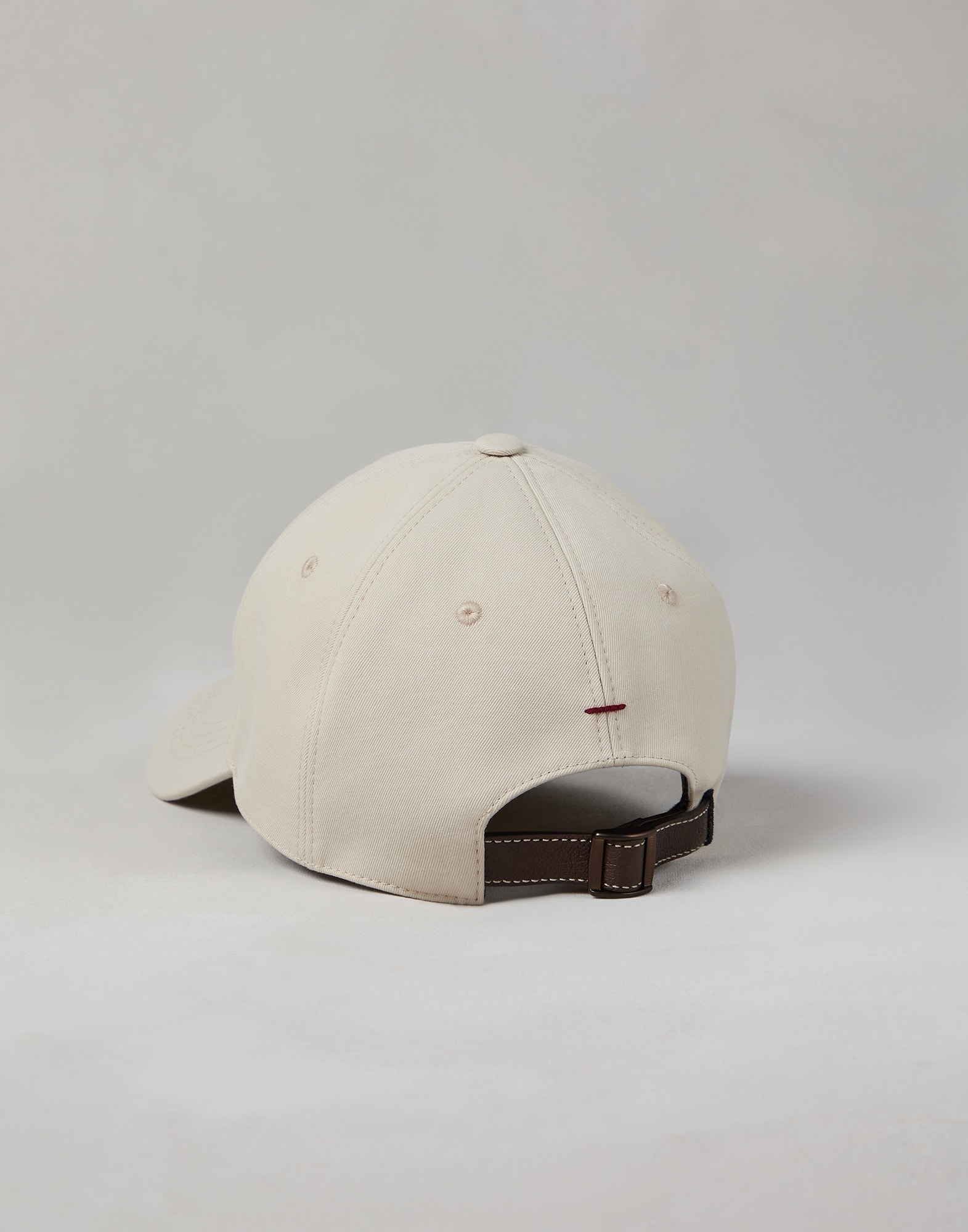 Baseball cap in twisted cotton gabardine with embroidery - 2