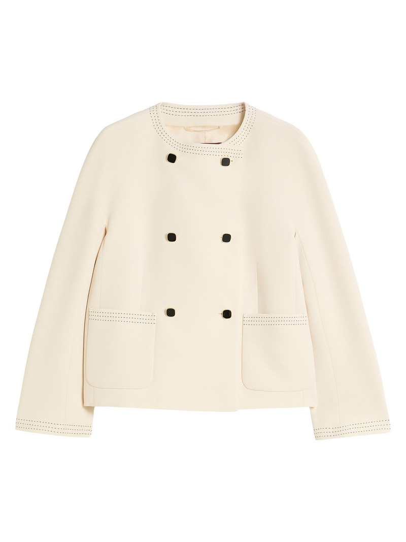 Women's Boxy Jacket in Cady - Beige 1