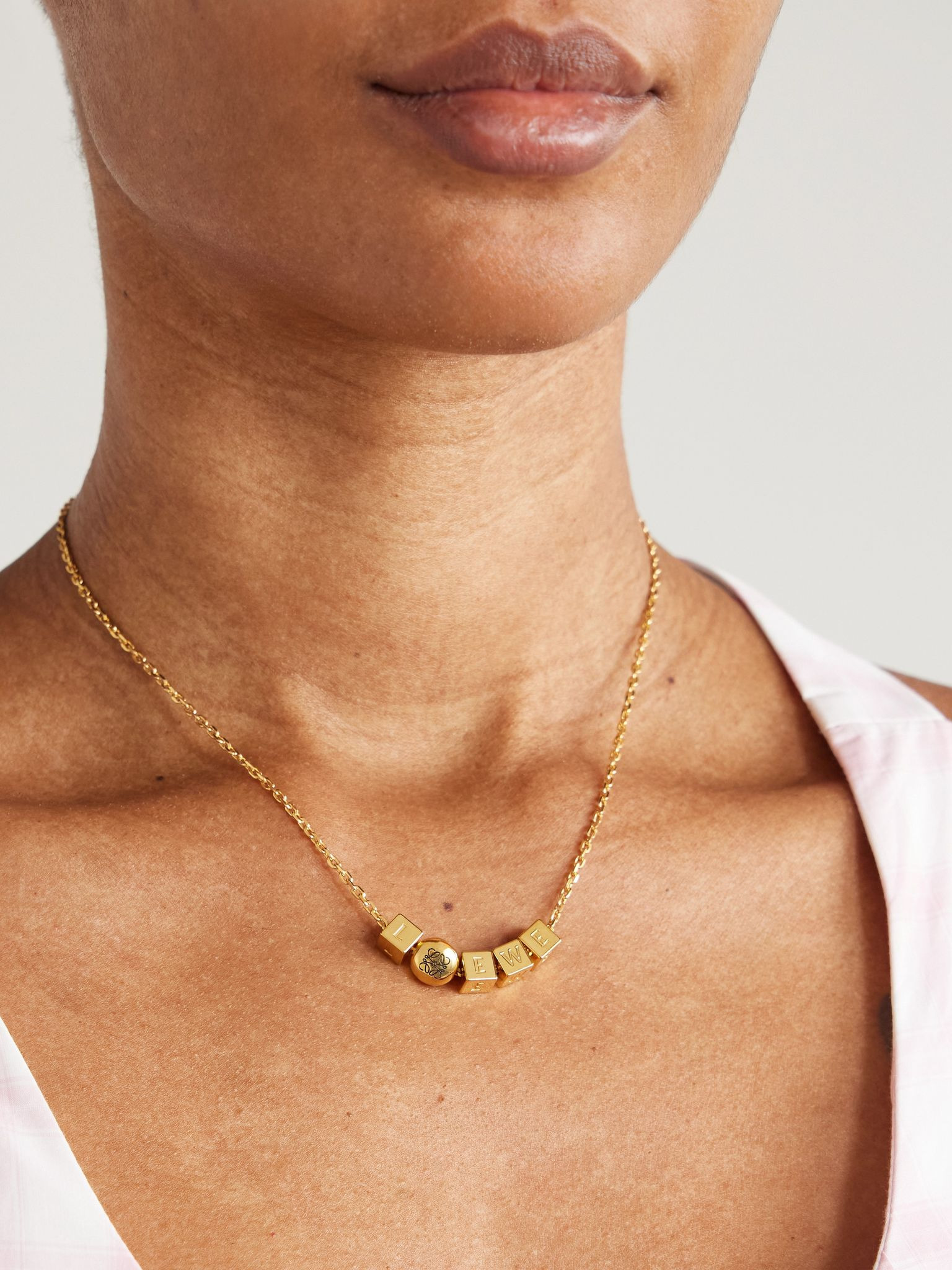 Gold-Tone Necklace Gold - 2