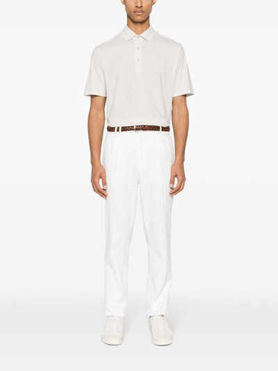 Herno lightweight cotton polo shirt outlook