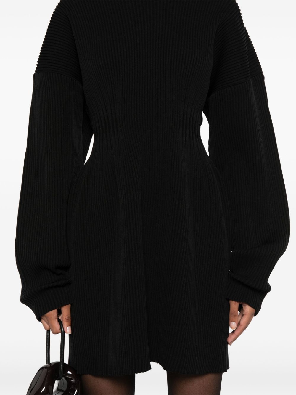 ribbed mini dress - 5