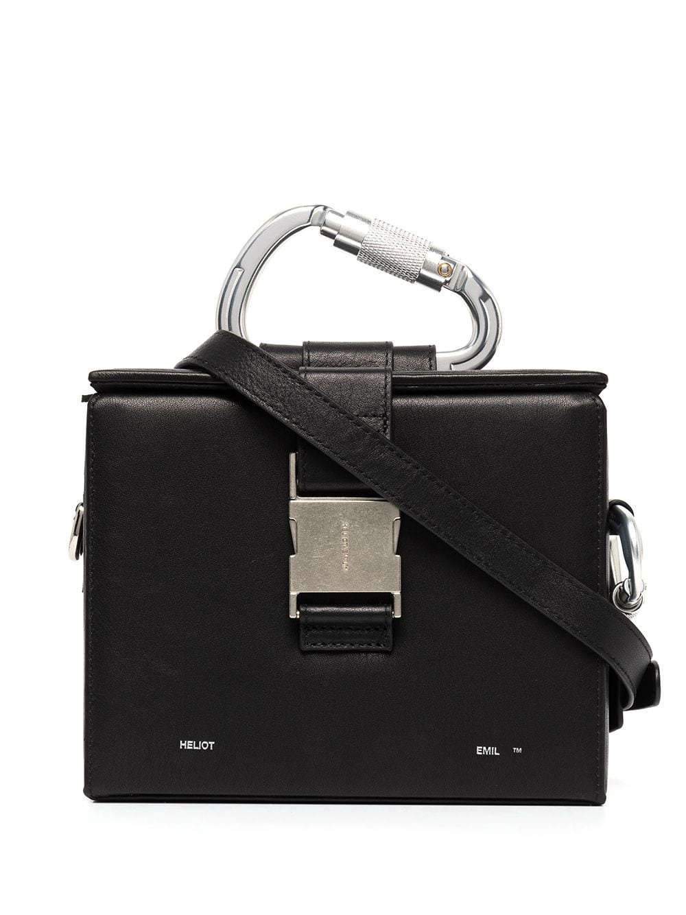 carabiner-detail box bag - 1