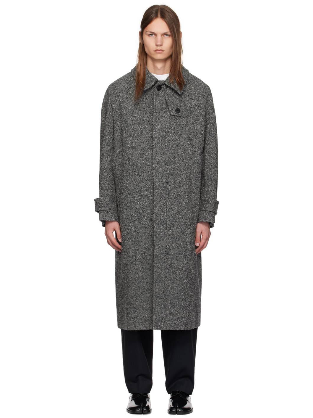 Gray Plaque Coat - 1