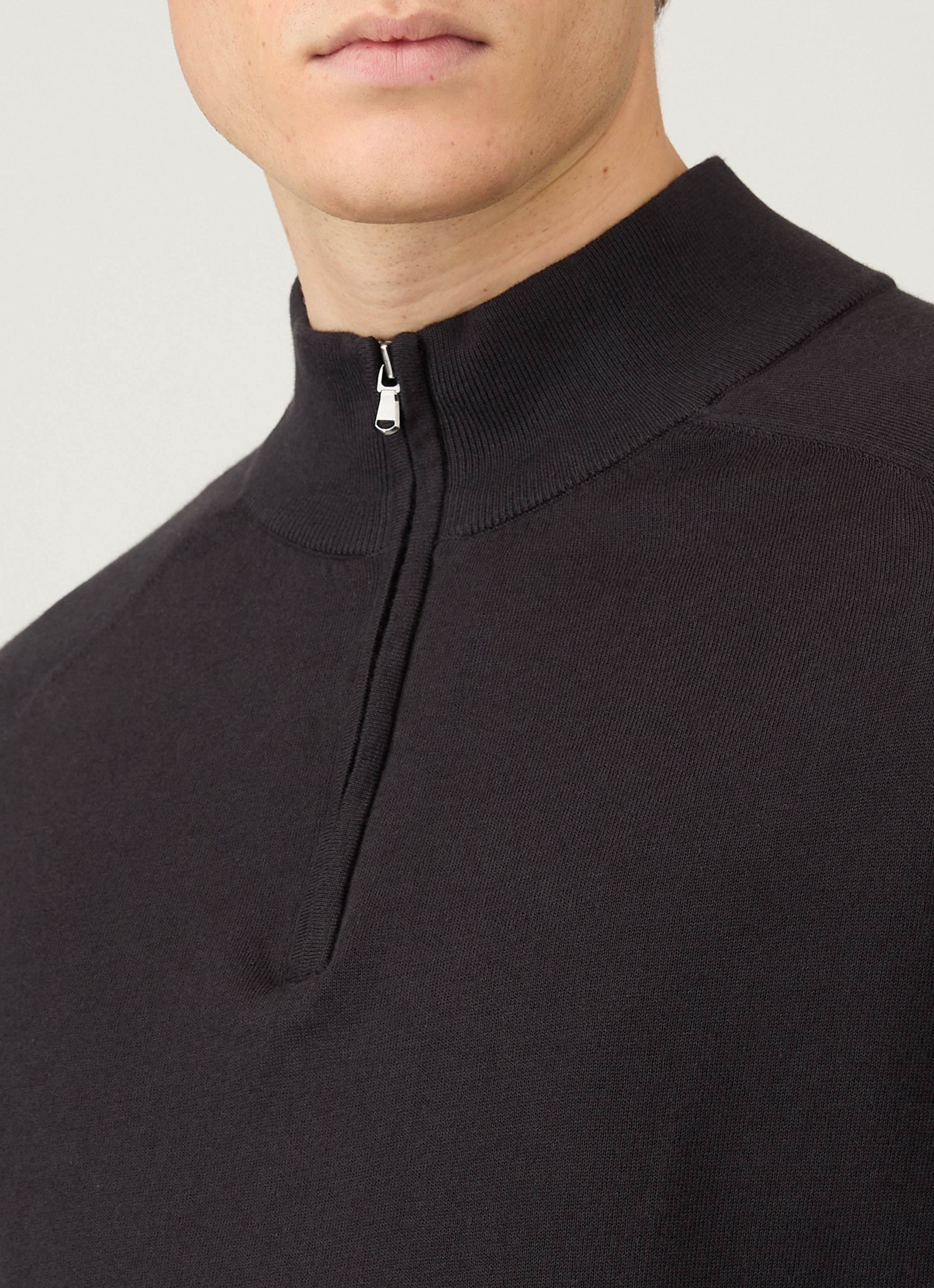 Sea Island Cashmere Half Zip - 6