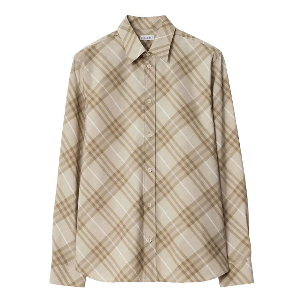 Burberry Neutrals Shirts Men - 1