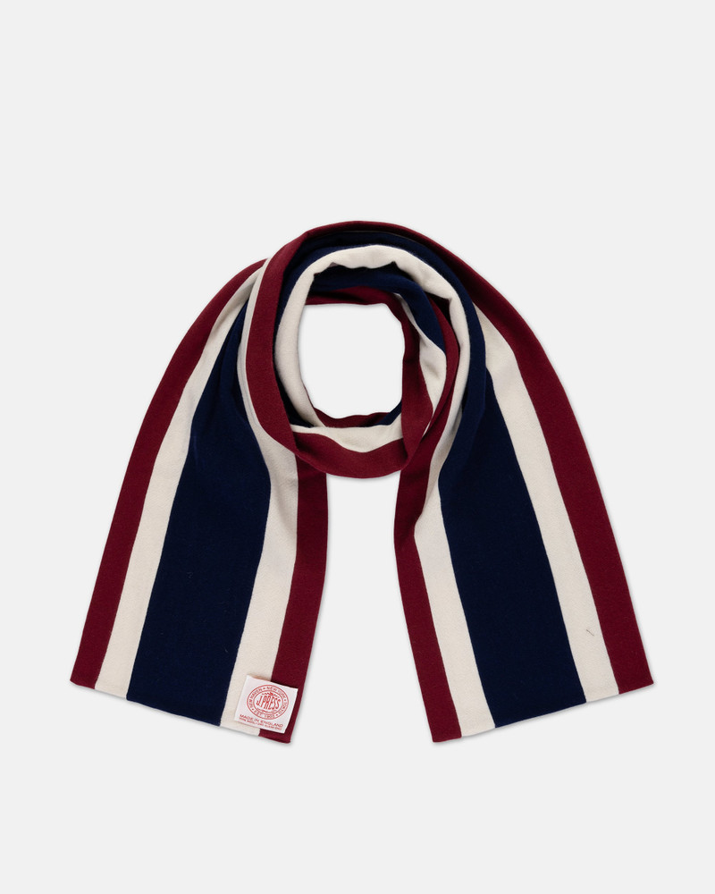 J. PRESS MADE-IN-ENGLAND TIMOTHY DWIGHT COLLEGE SCHOOLBOY MUFFLER outlook