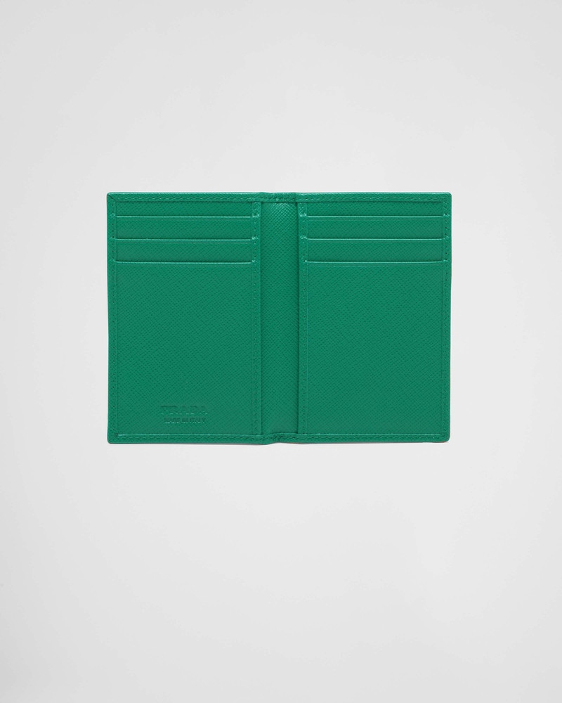 Prada Saffiano Leather Card Holder outlook