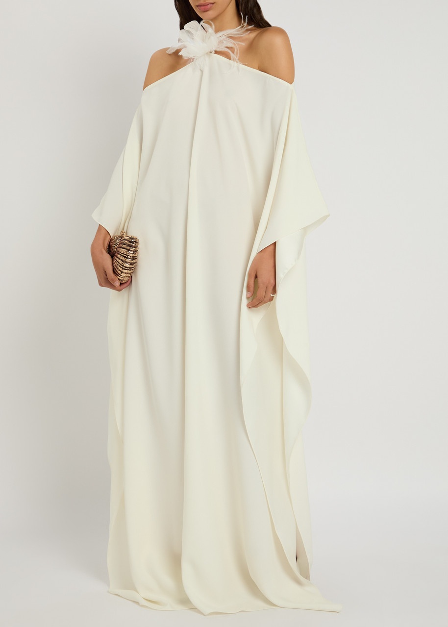 Taller Marmo Sza Sza Kaftan Garden Crepe Maxi Kaftan Dress - 4