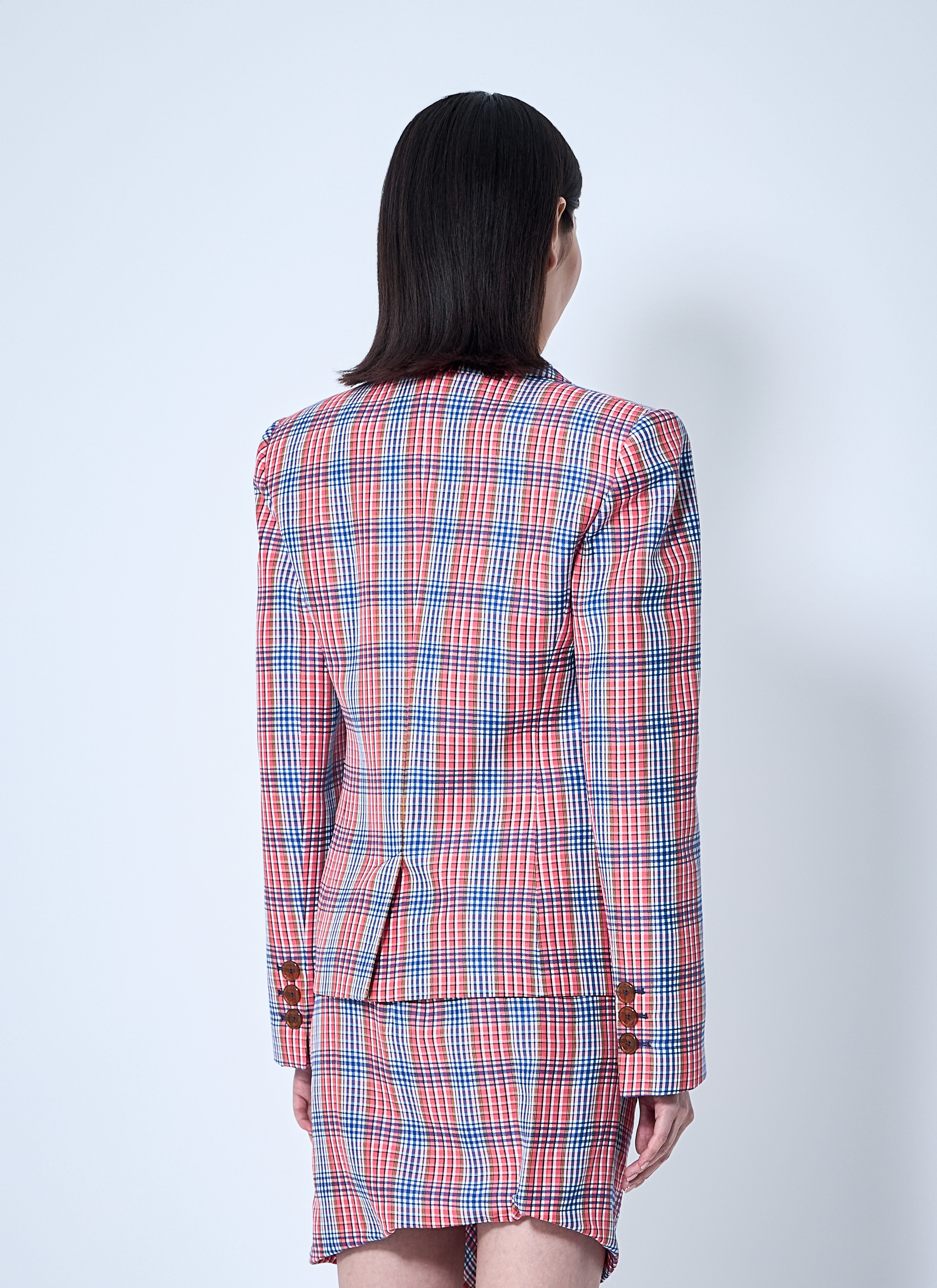 Vivienne Westwood Women Check Blazer - 4