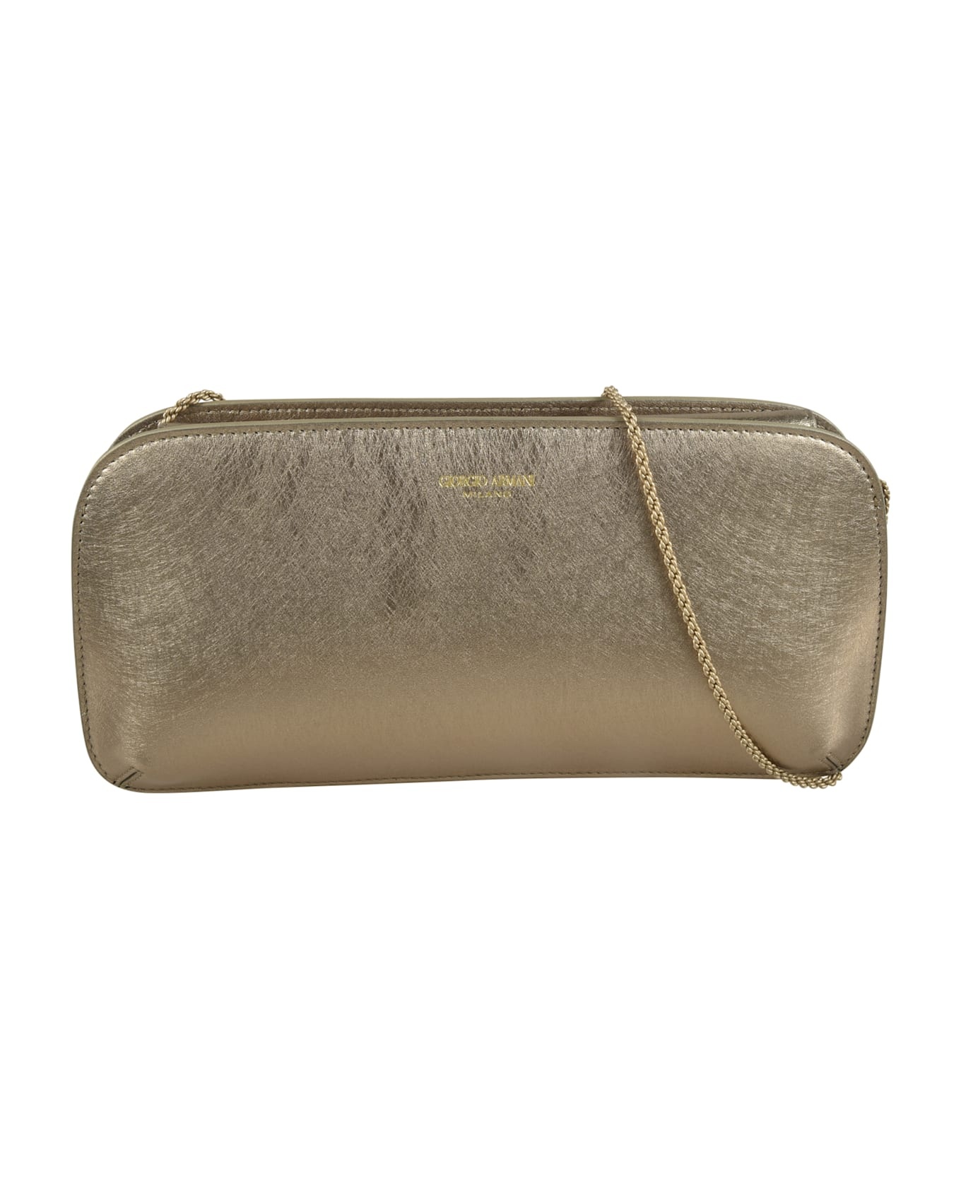 Laminated Chain Logo Clutch - 1