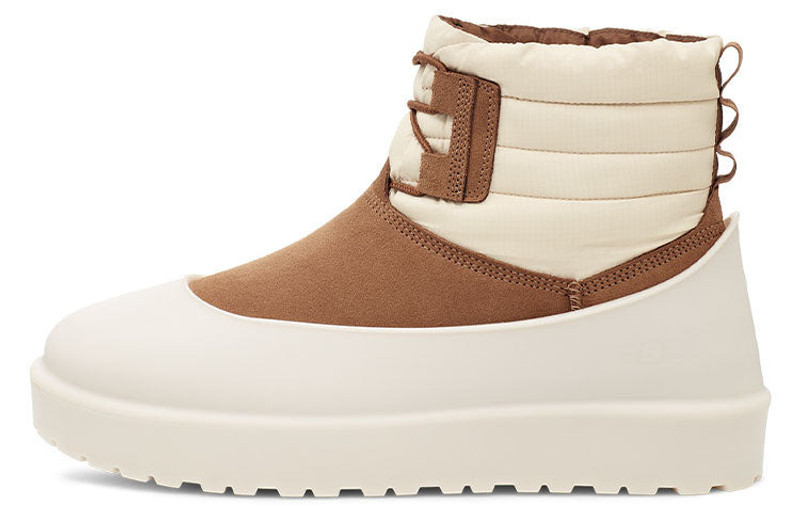 UGG UGG Classic Mini Lace-Up Weather Boot 'Chestnut Whitecap' 1120849-CWGY outlook