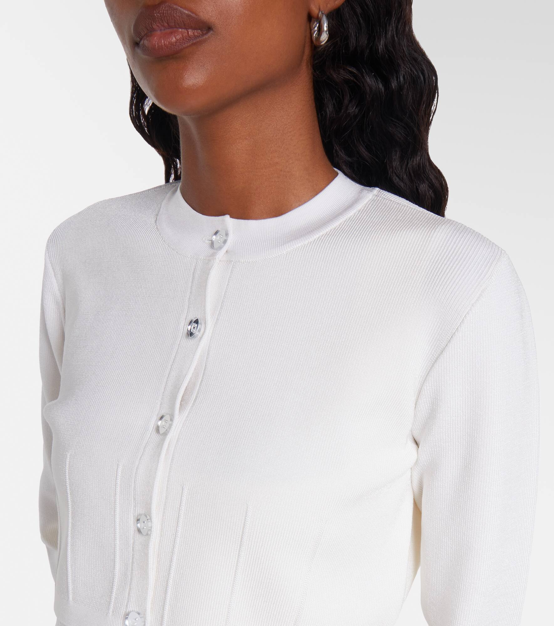 Atalanta cropped cardigan - 4