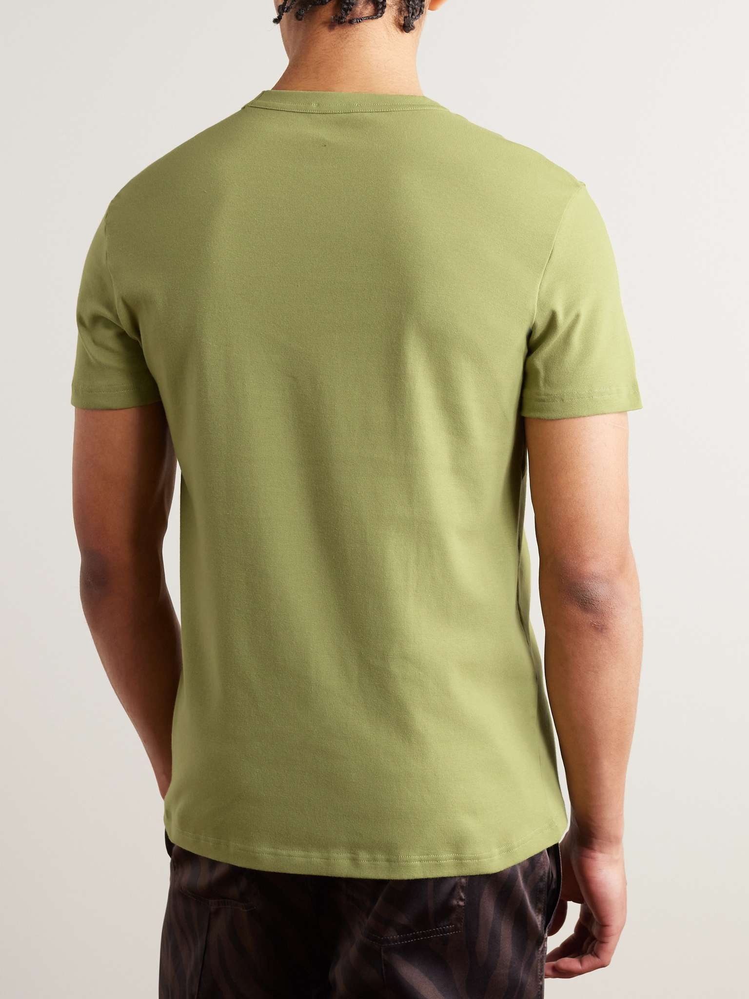 Slim-Fit Stretch-Cotton Jersey T-Shirt - 3