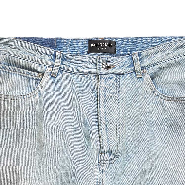 Balenciaga Baggy Pants 'Blue' 745213TDW144016 - 6