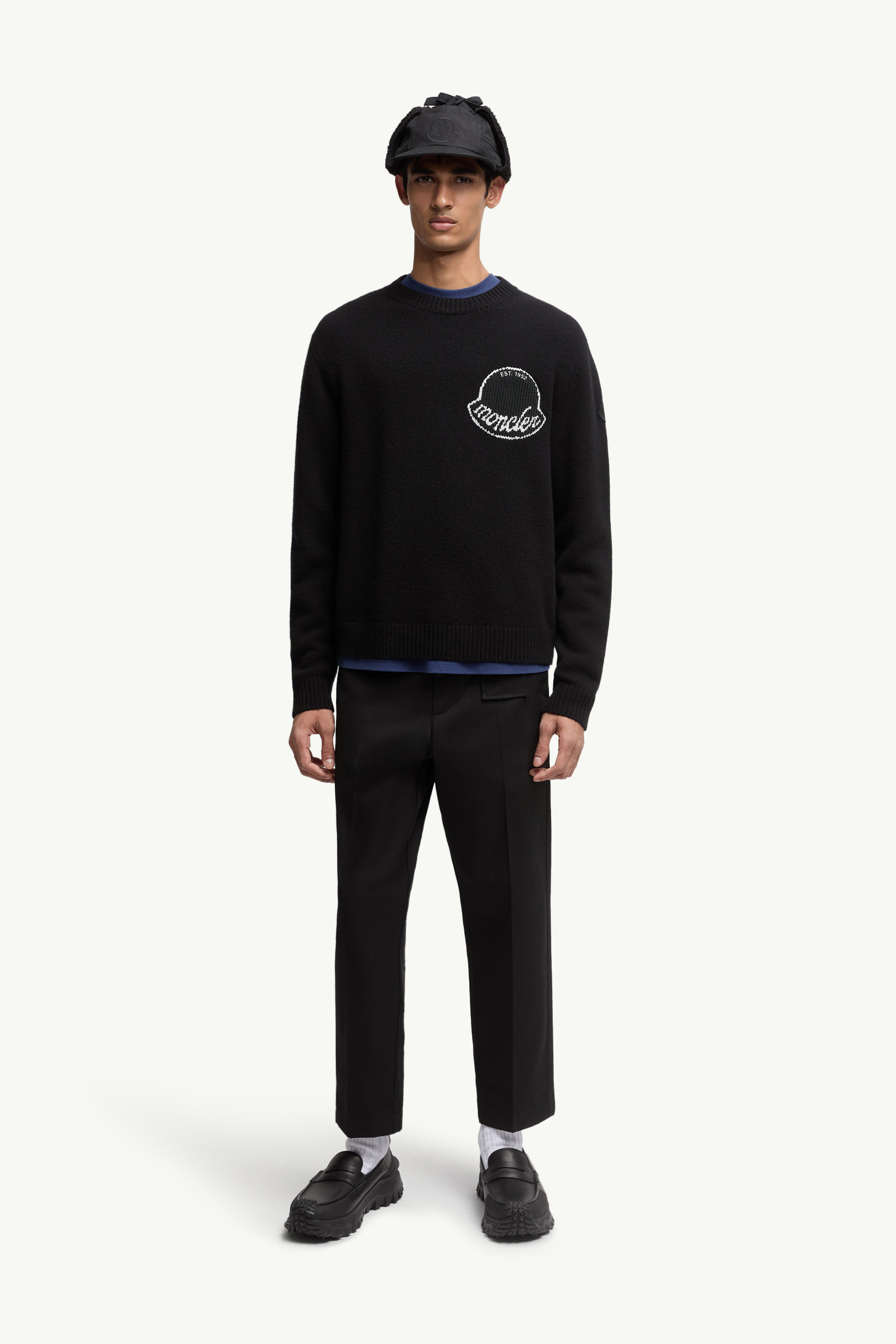 Embroidered Logo Wool Sweater - 2