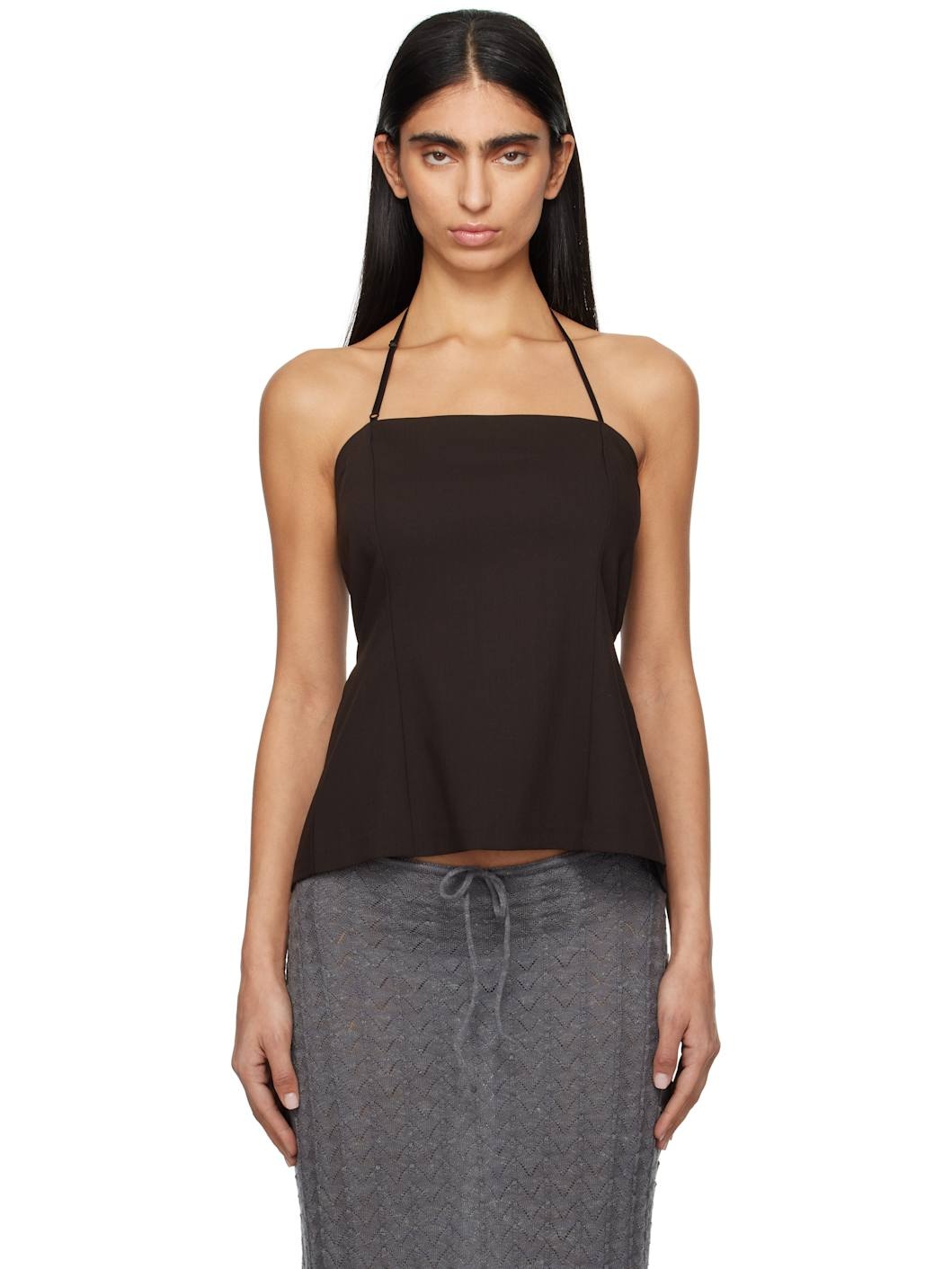 Brown Aire Top - 1