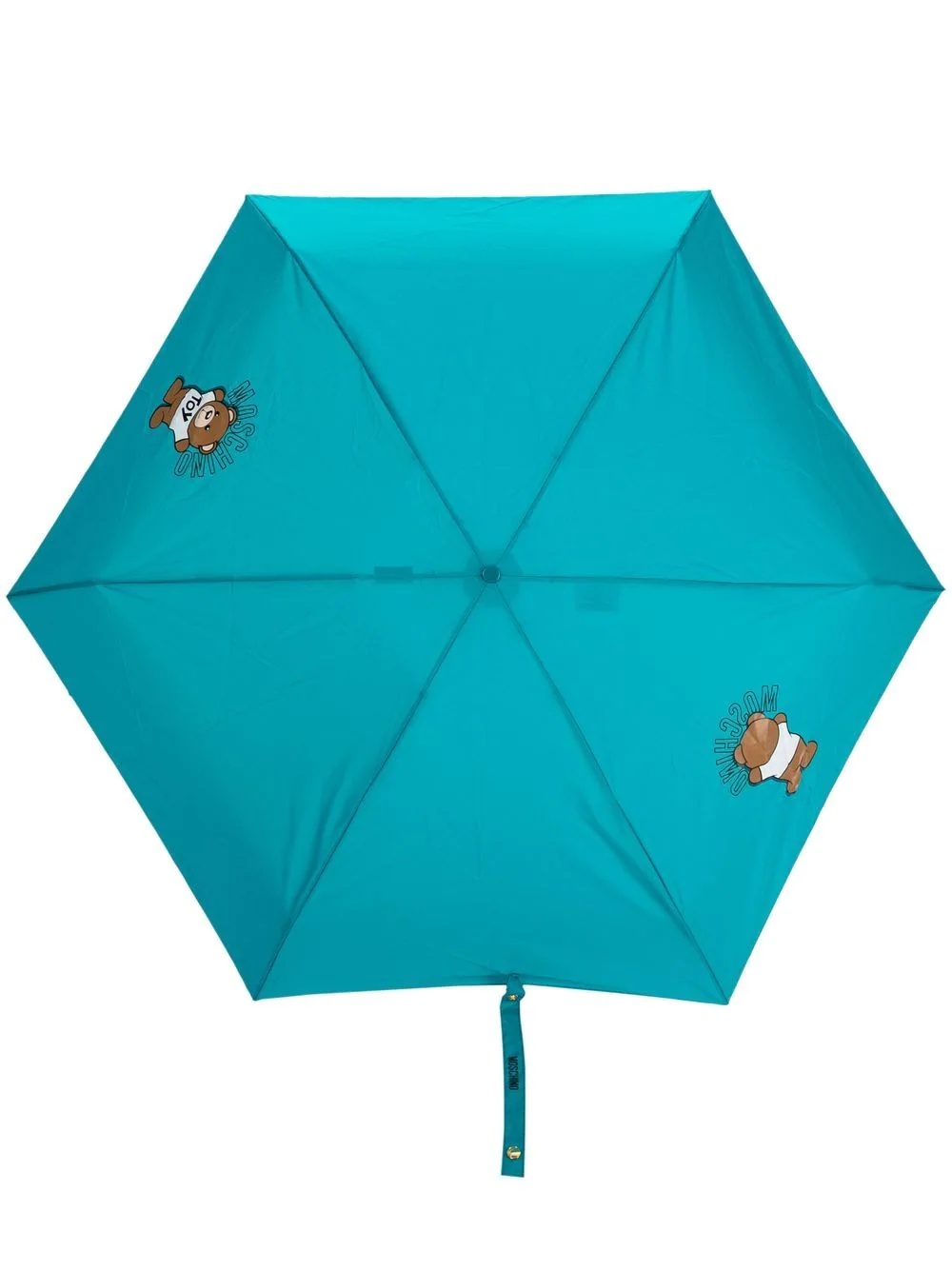 Teddy Bear-print folded umbrella - 1