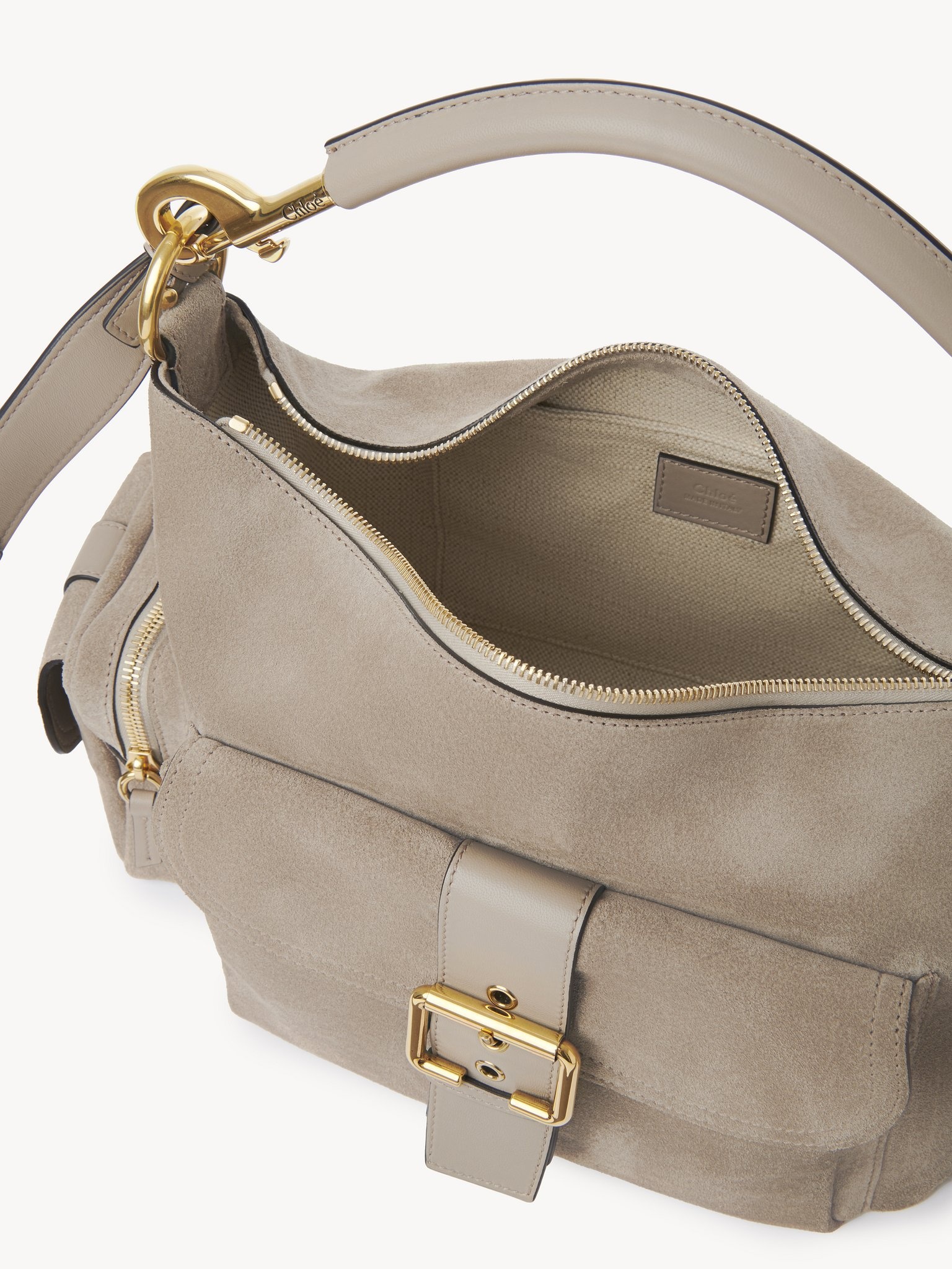 CAMERA BAG IN SUEDE LEATHER - 6