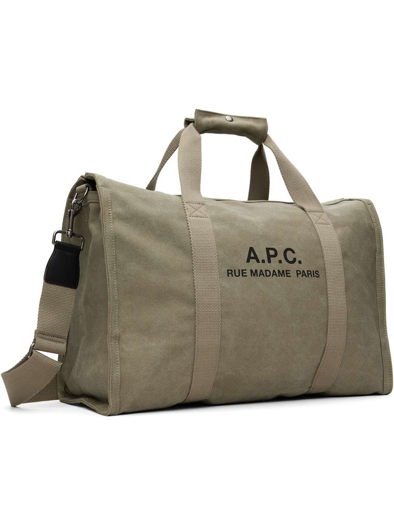 A.P.C. Khaki Recuperation Gym Bag outlook