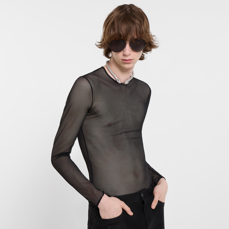 Mesh jersey T-shirt 3