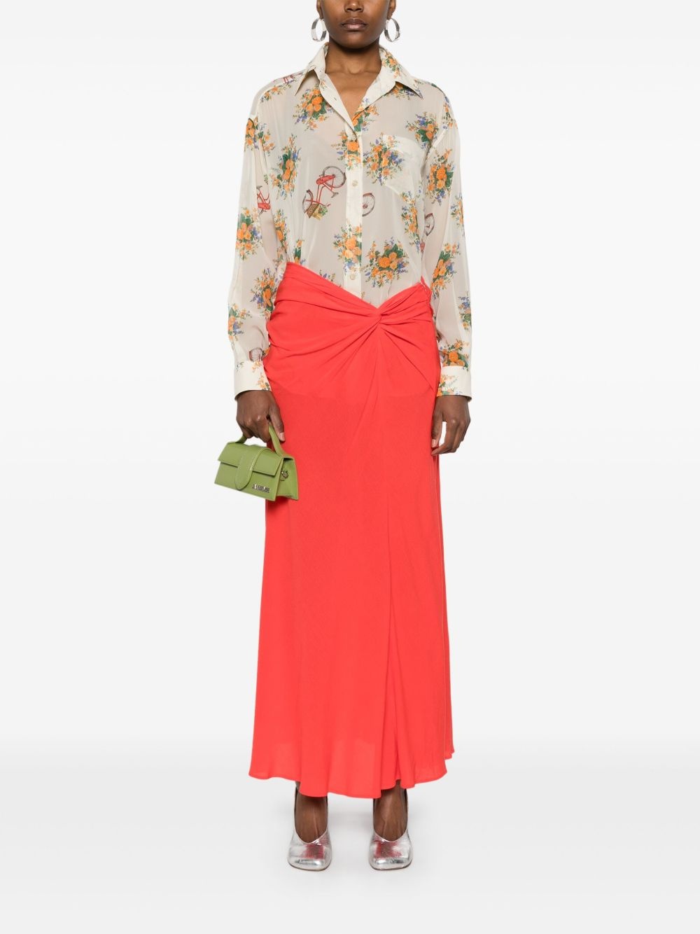 floral-print shirt - 2