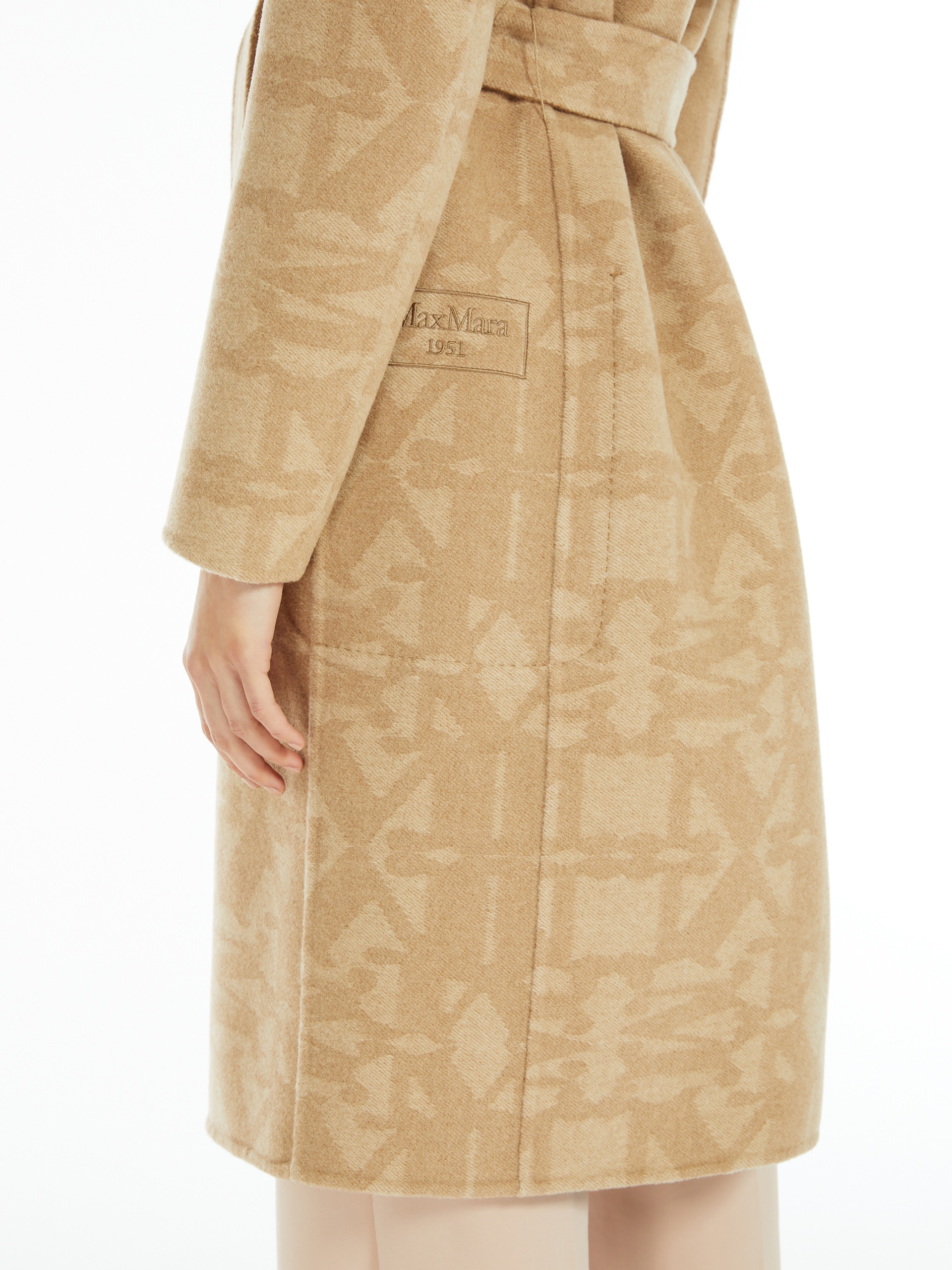 コート MAX MARA Camel Camel Abito Coat Camel coat with hood, camel | 