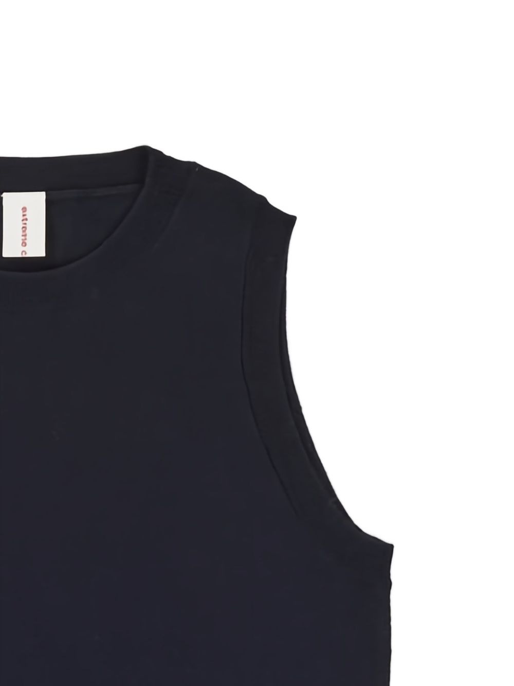 round-neck sleeveless vest - 2