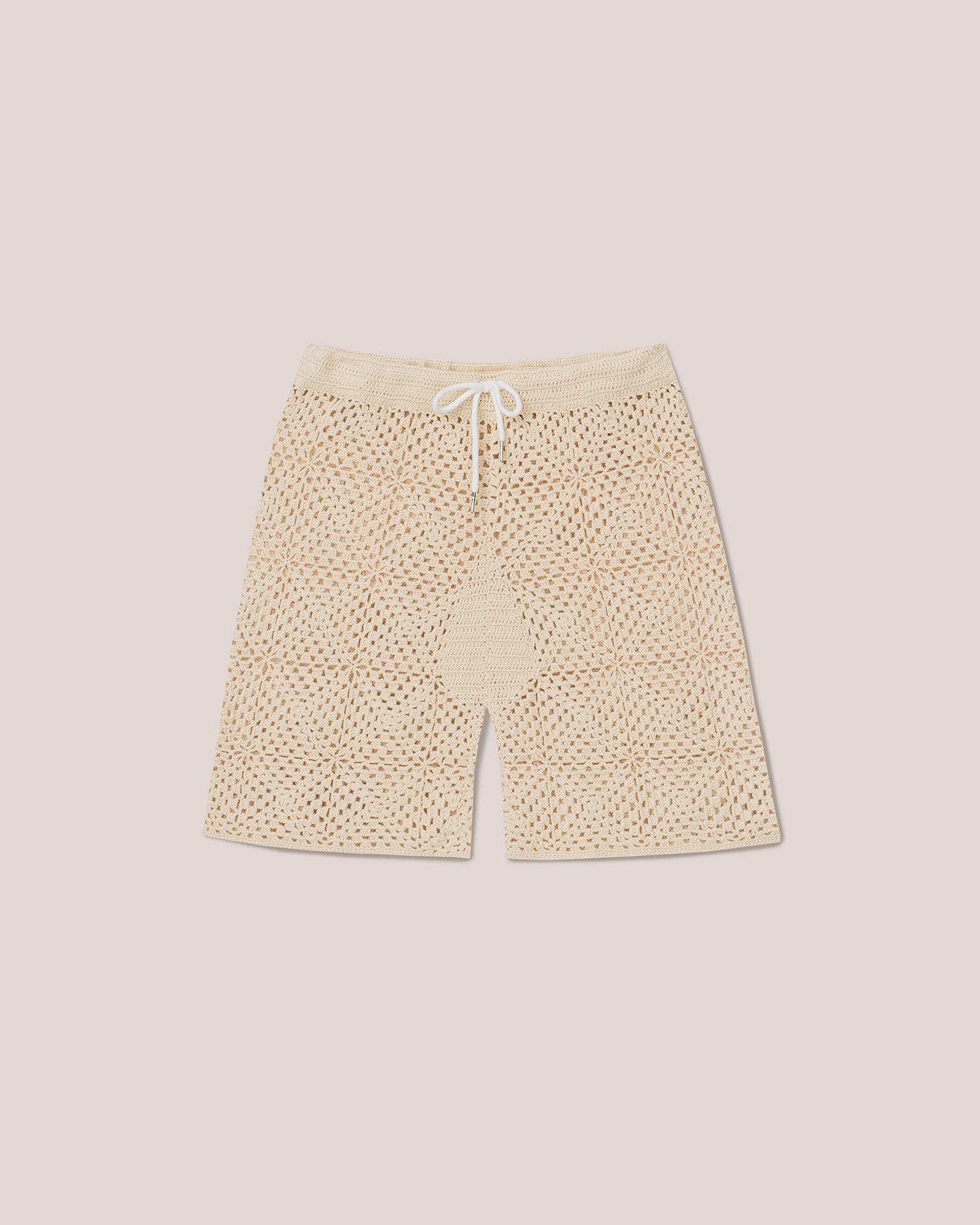 ISAI - Cotton-crochet loose shorts - Creme - 1