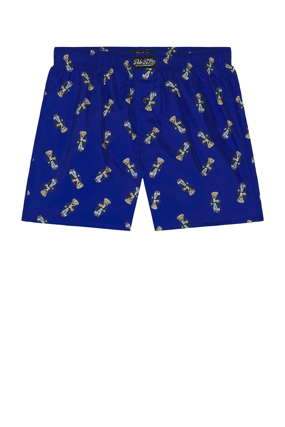 Woven Boxer With Bear Print - 1