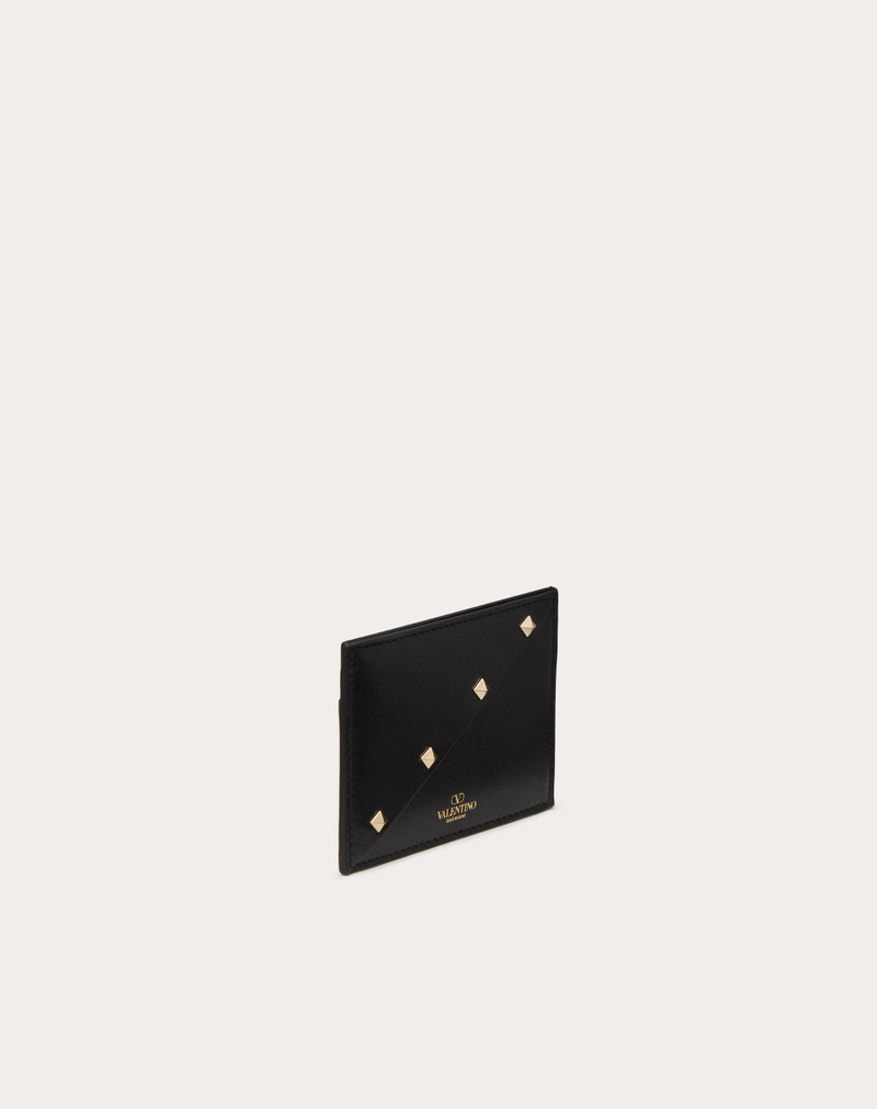 VALENTINO GARAVANI ROCKSTUD WISPY CARDHOLDER IN CALFSKIN 4