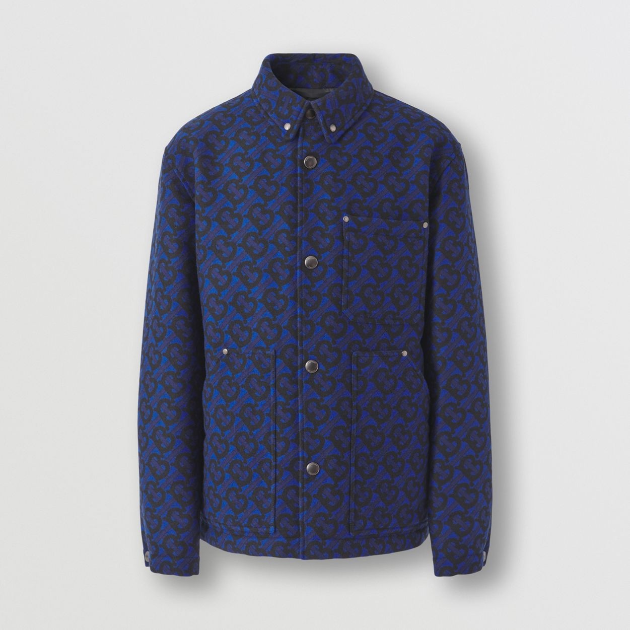 Monogram Wool Jacquard Overshirt - 4