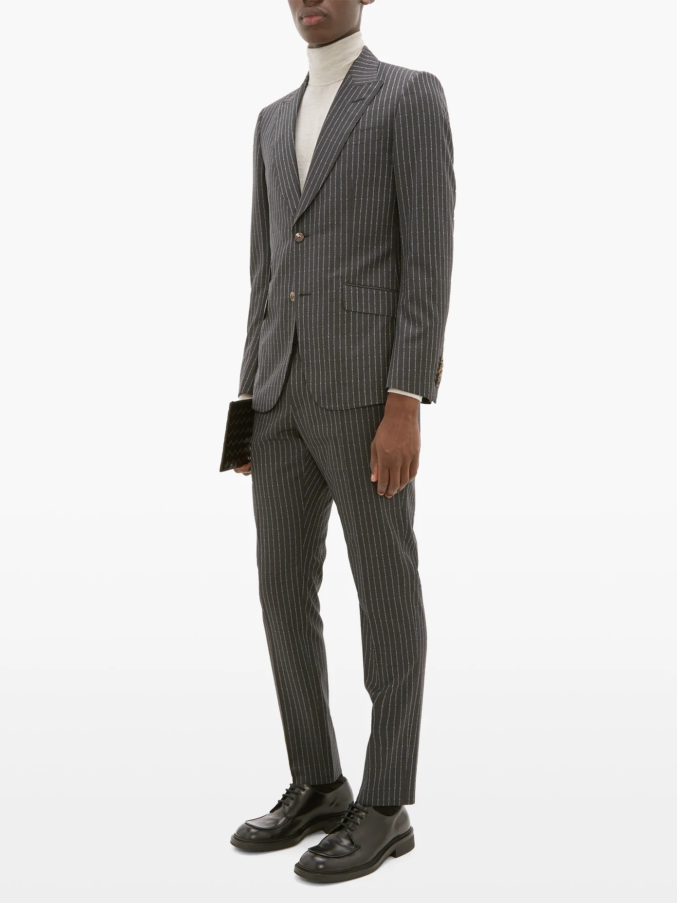 Heritage logo-print wool suit - 2