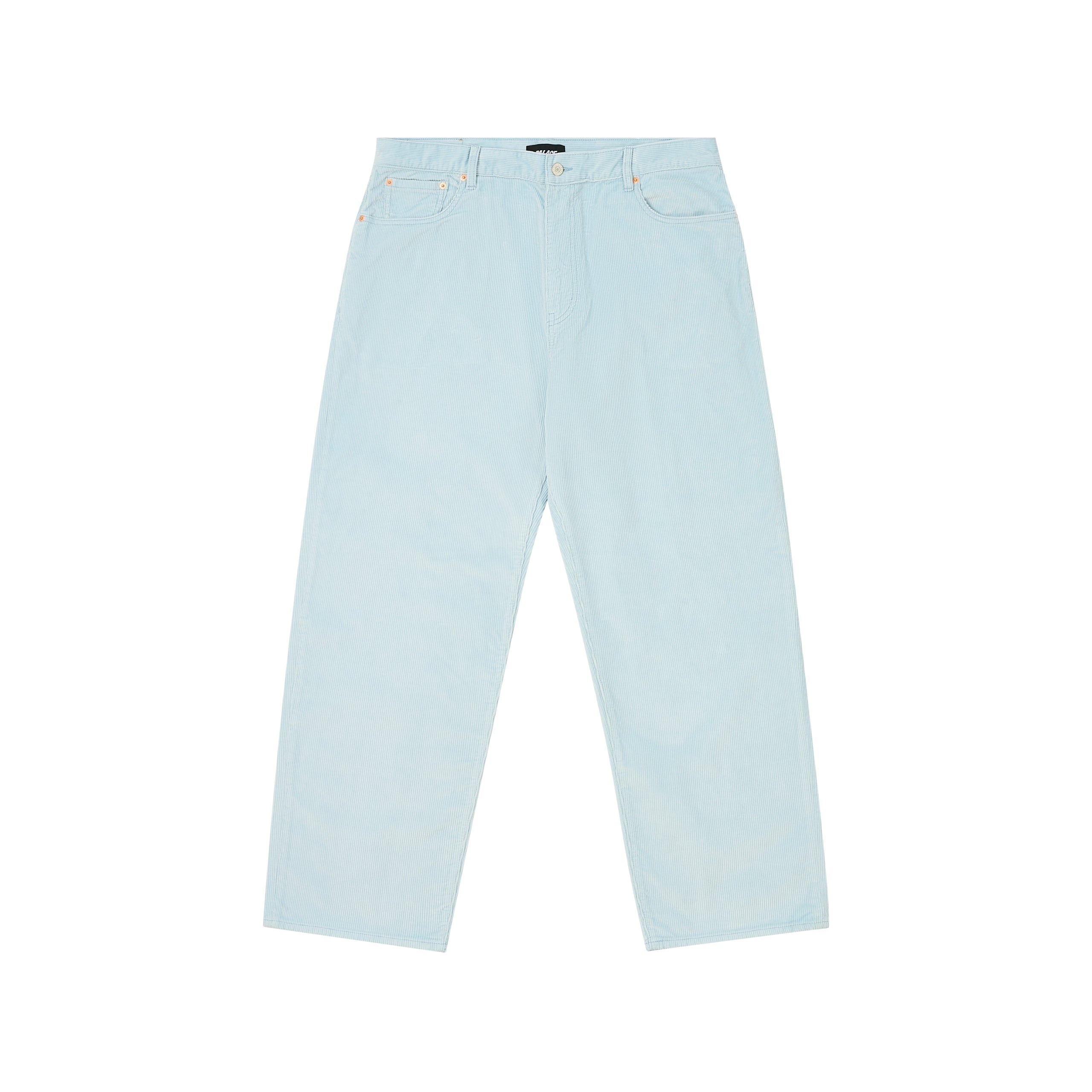P90 BAGGY CORD TROUSER FAINT BLUE - 1
